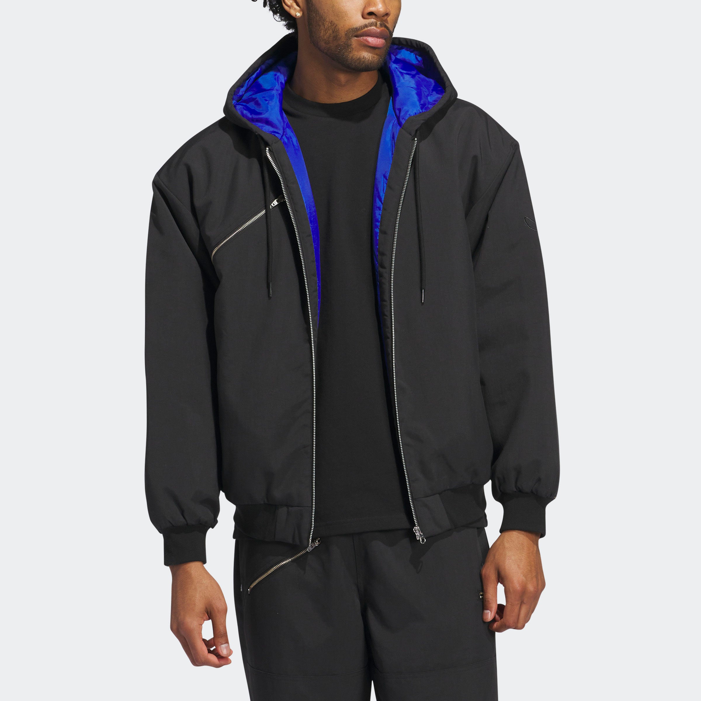 Adidas Skateboarding x Mark Gonzales - Shmoo Canvas Jacket - Black / Team Royal Blue