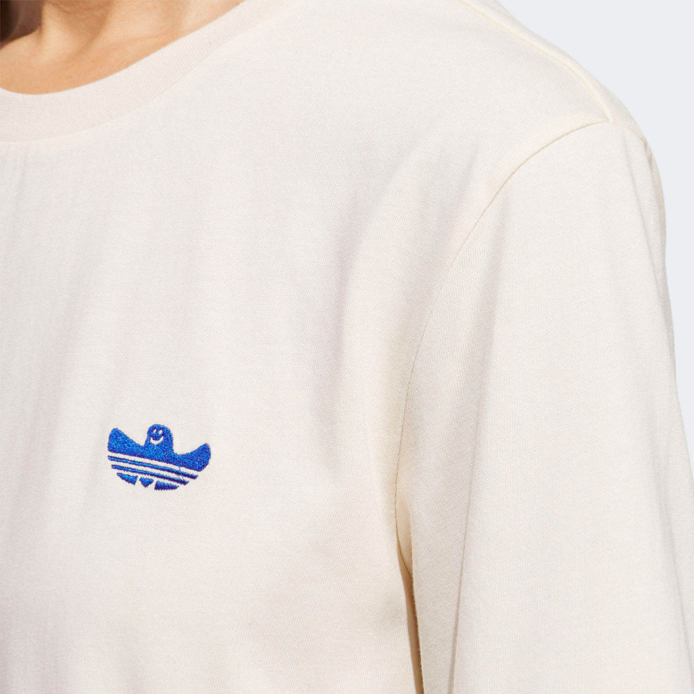 Adidas Skateboarding - Shmoofoil Fthr Tee - Wonder White Roy