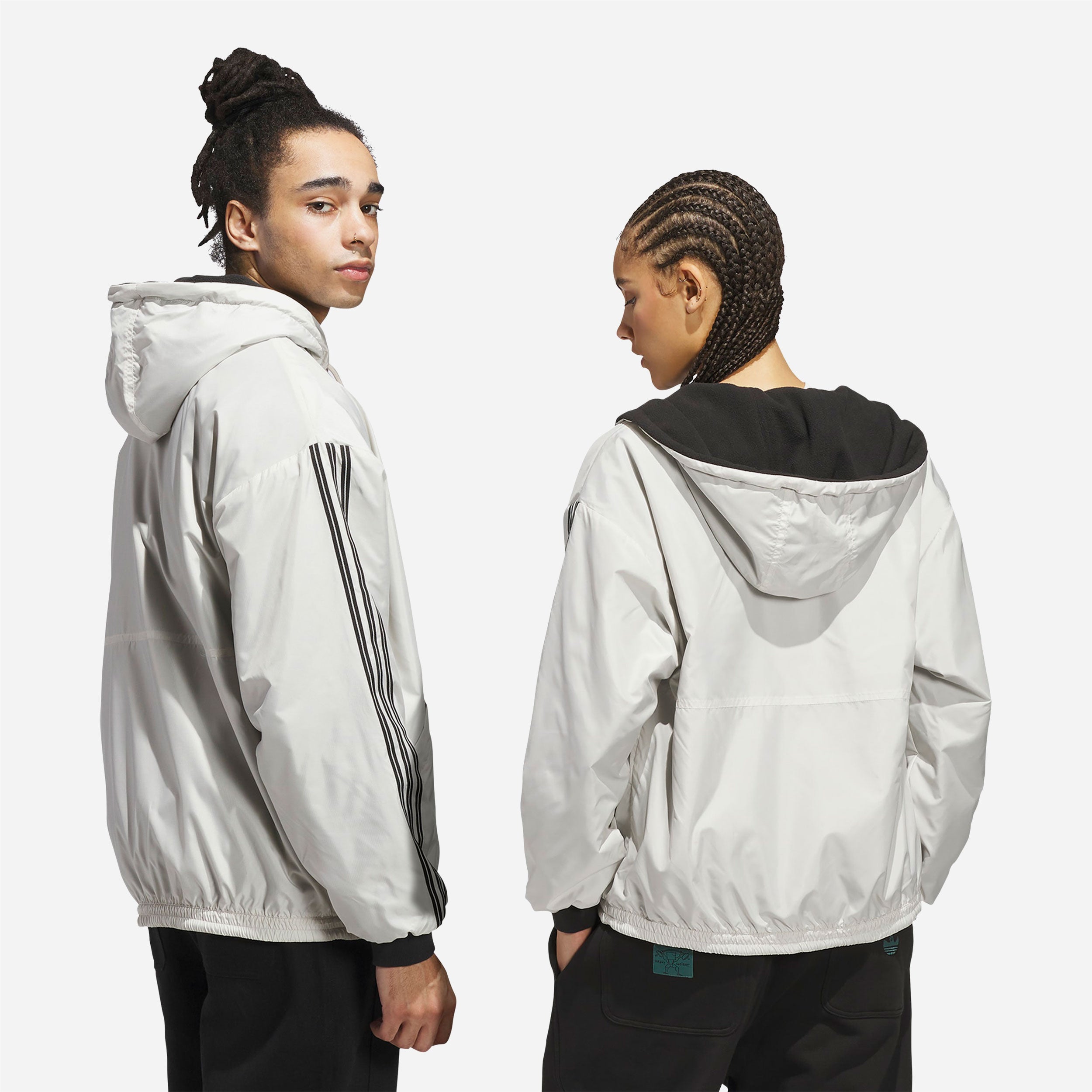 Adidas - Shmoofoil Reversible Warmup Jacket - Alumina / Black