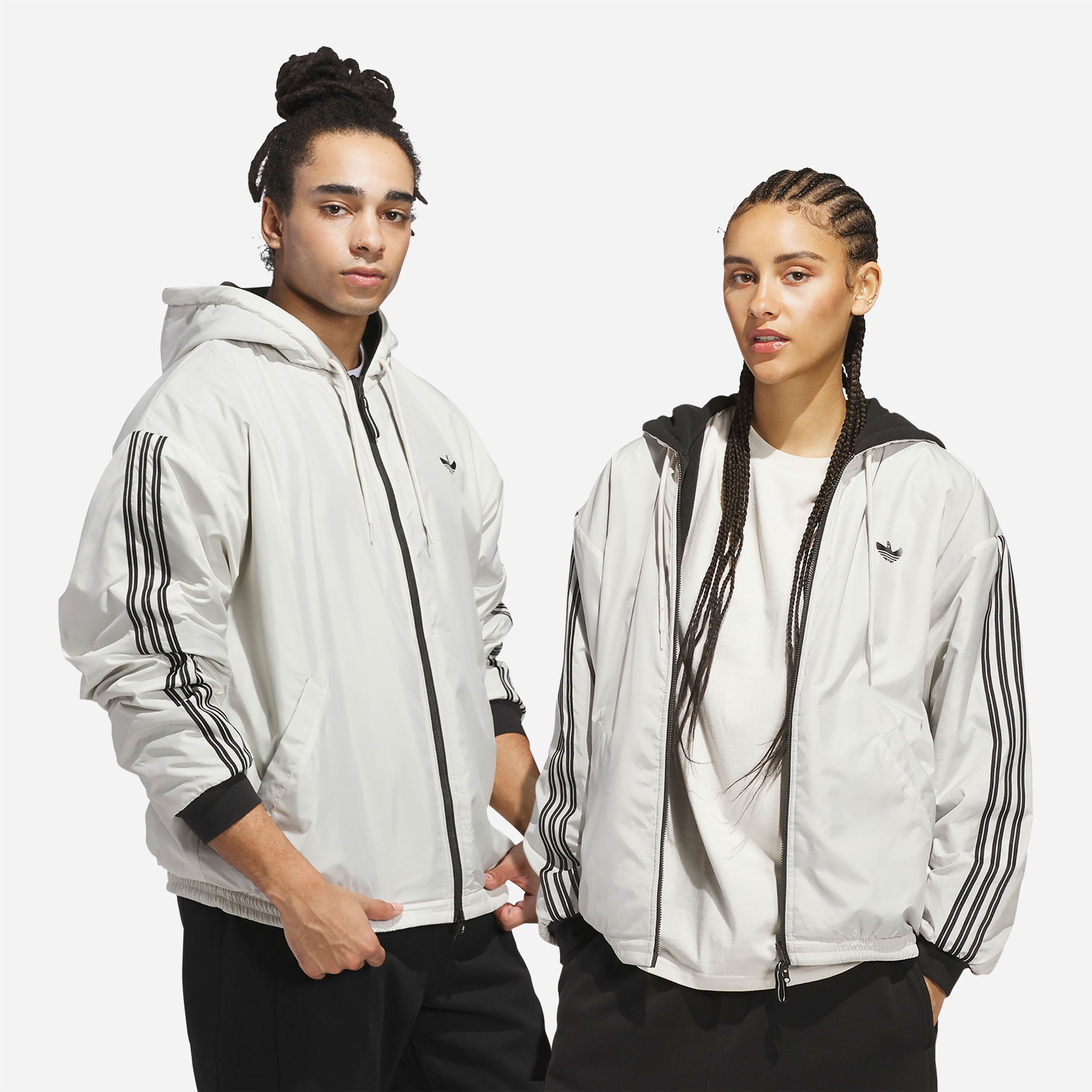 Adidas - Shmoofoil Reversible Warmup Jacket - Alumina / Black