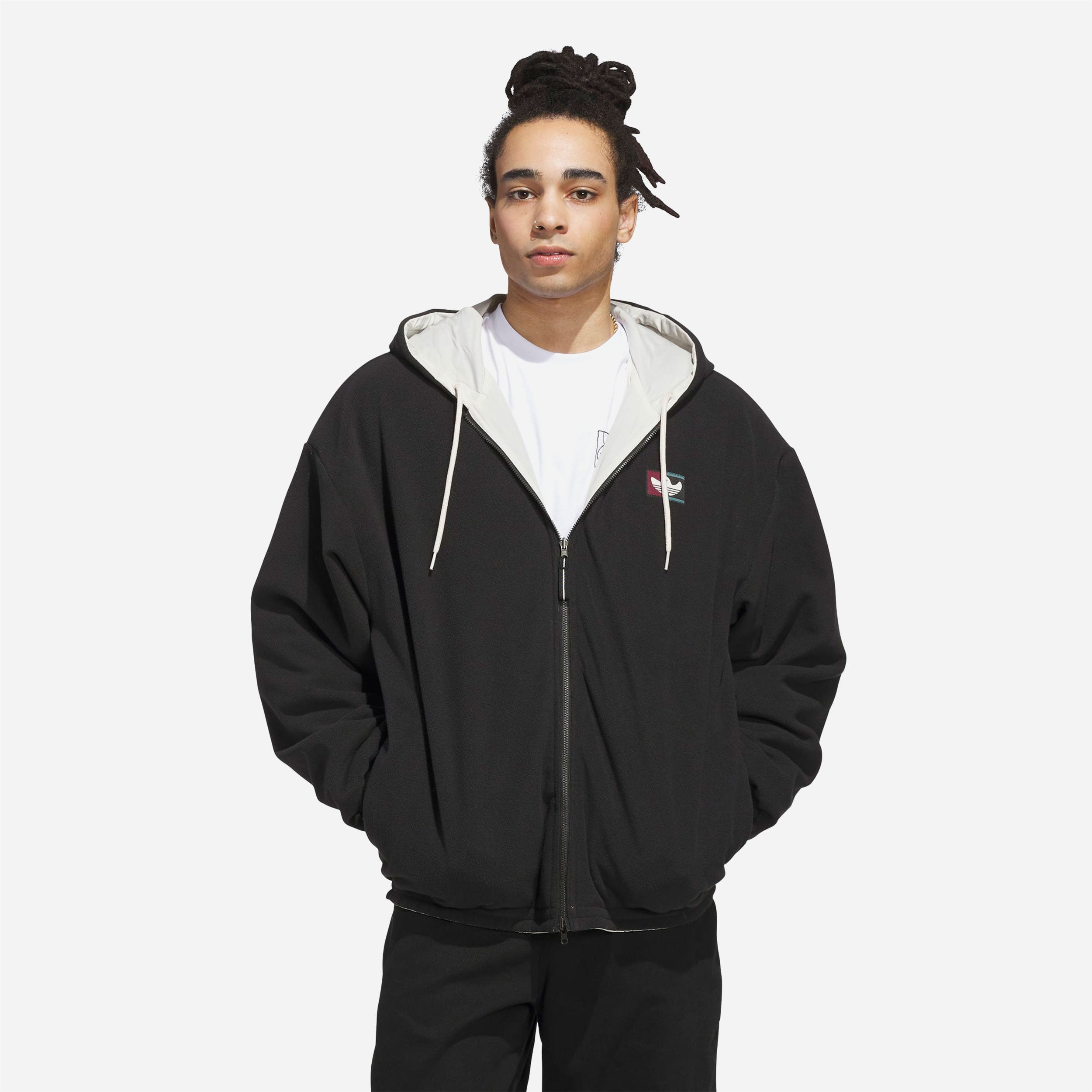 Adidas - Shmoofoil Reversible Warmup Jacket - Alumina / Black