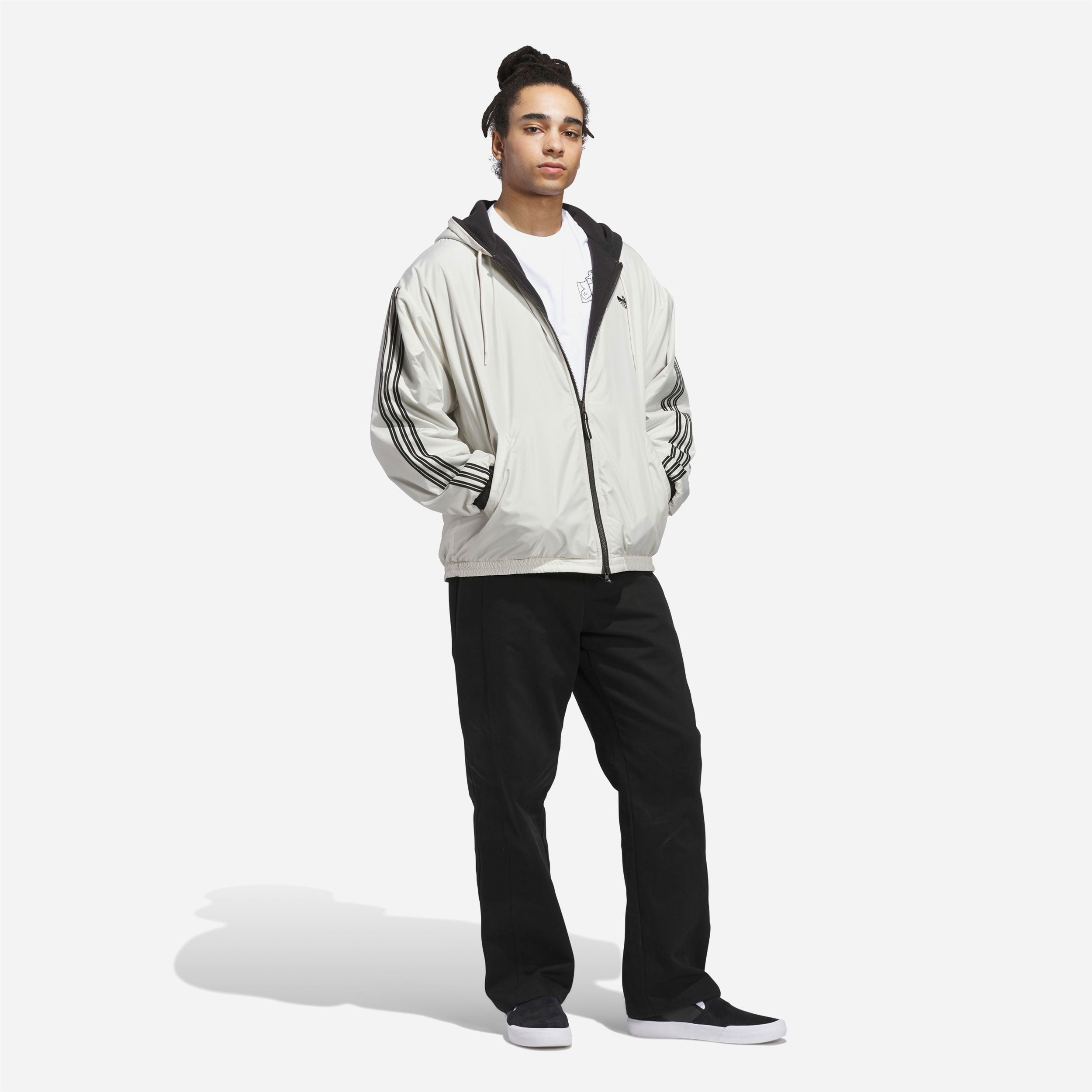 Adidas - Shmoofoil Reversible Warmup Jacket - Alumina / Black