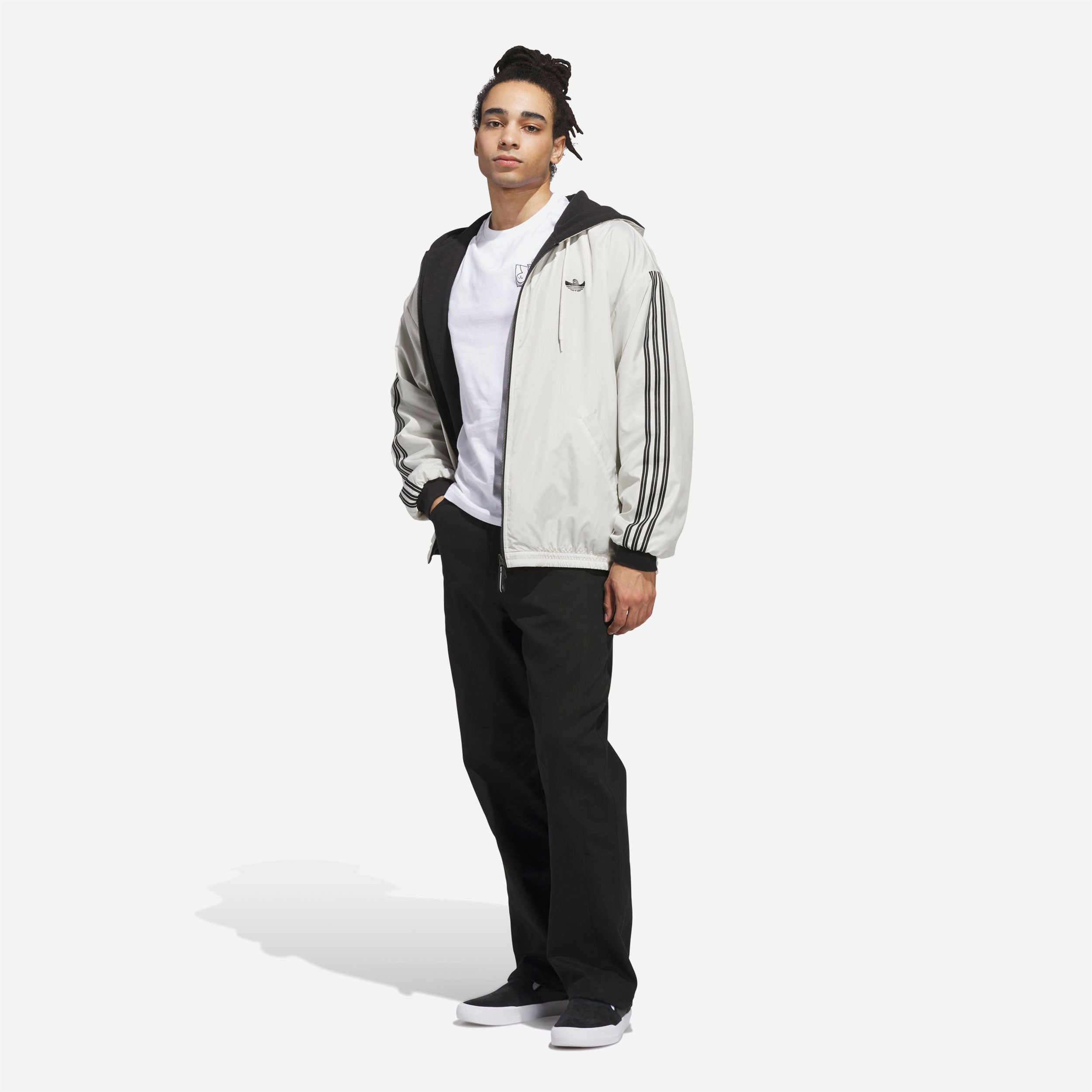 Adidas - Shmoofoil Reversible Warmup Jacket - Alumina / Black