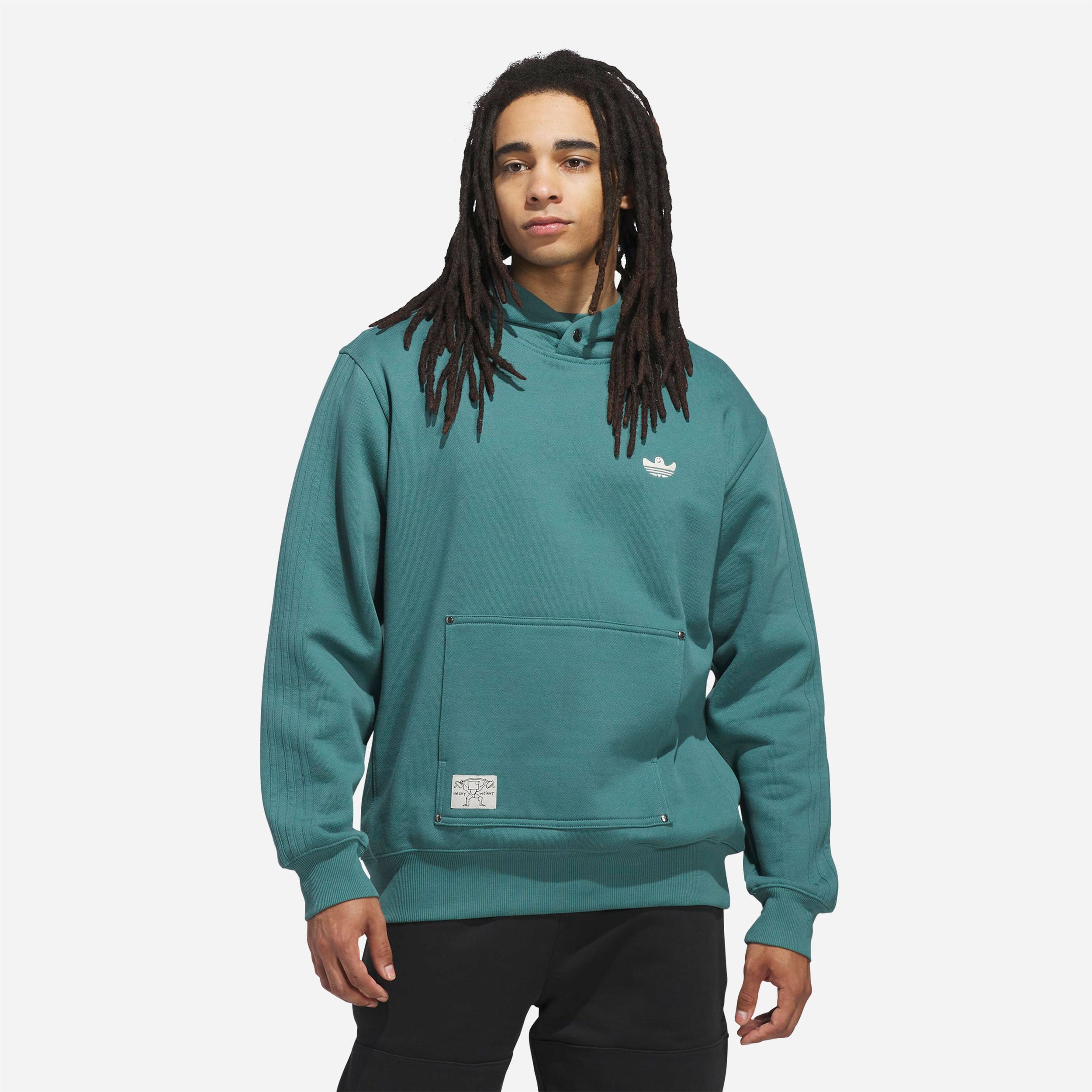 Adidas Skateboarding - Shmoofoil Heavyweight Hoodie - Preloved Teal