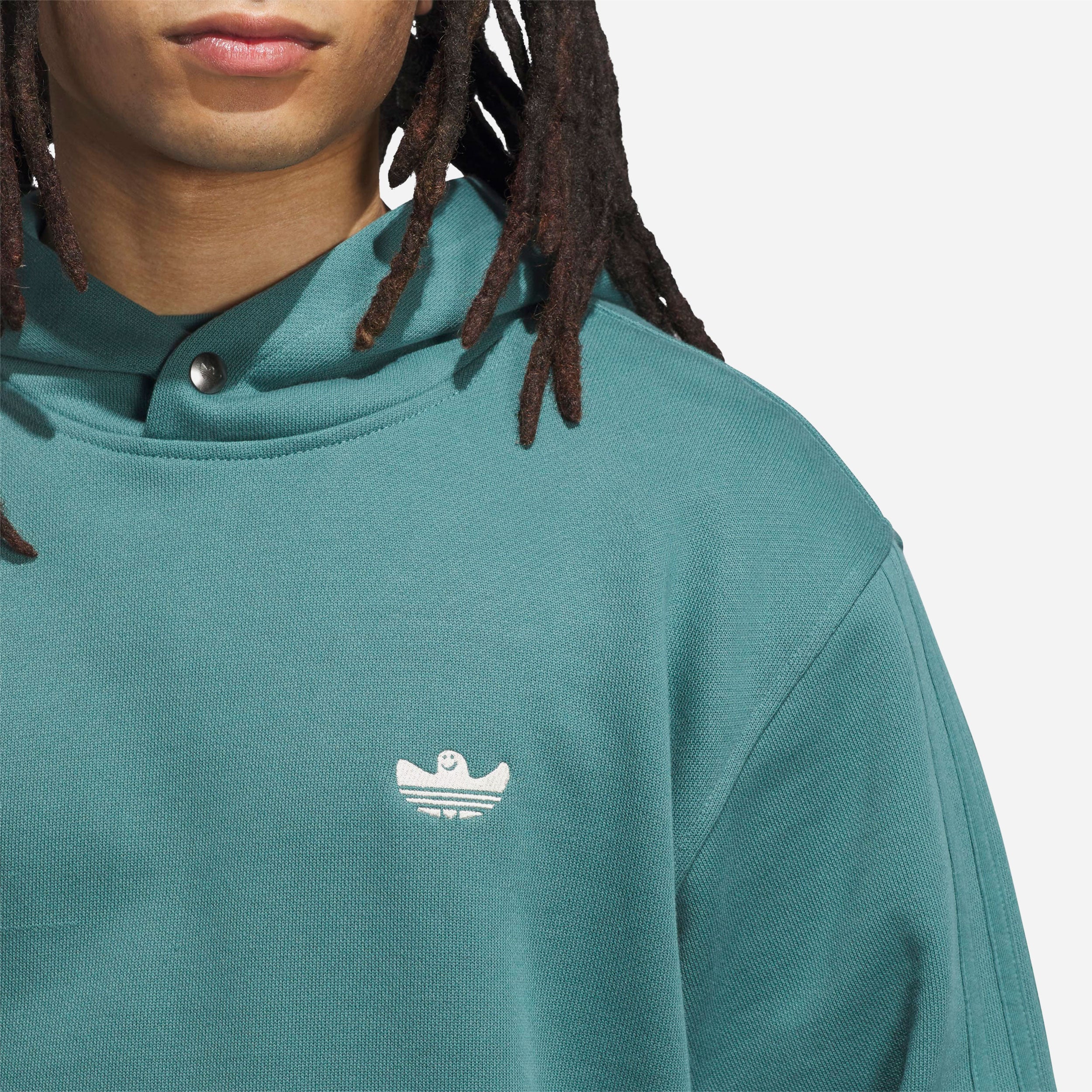 Adidas Skateboarding - Shmoofoil Heavyweight Hoodie - Preloved Teal