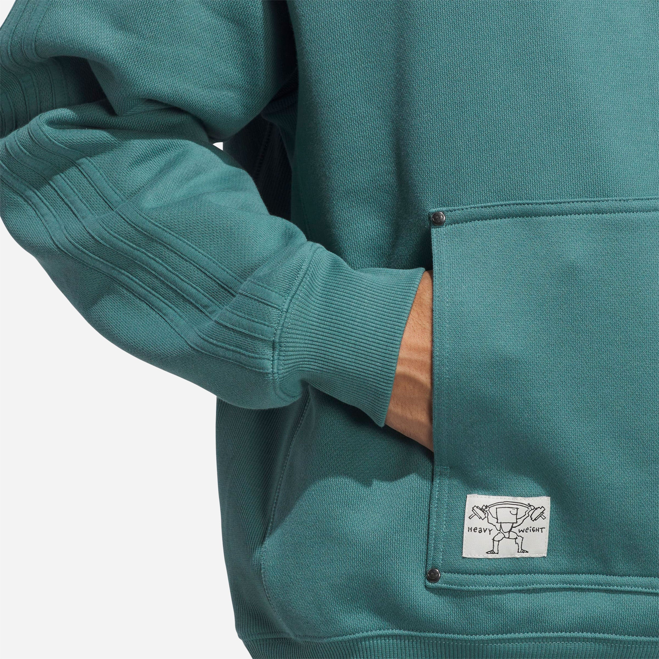 Adidas Skateboarding - Shmoofoil Heavyweight Hoodie - Preloved Teal