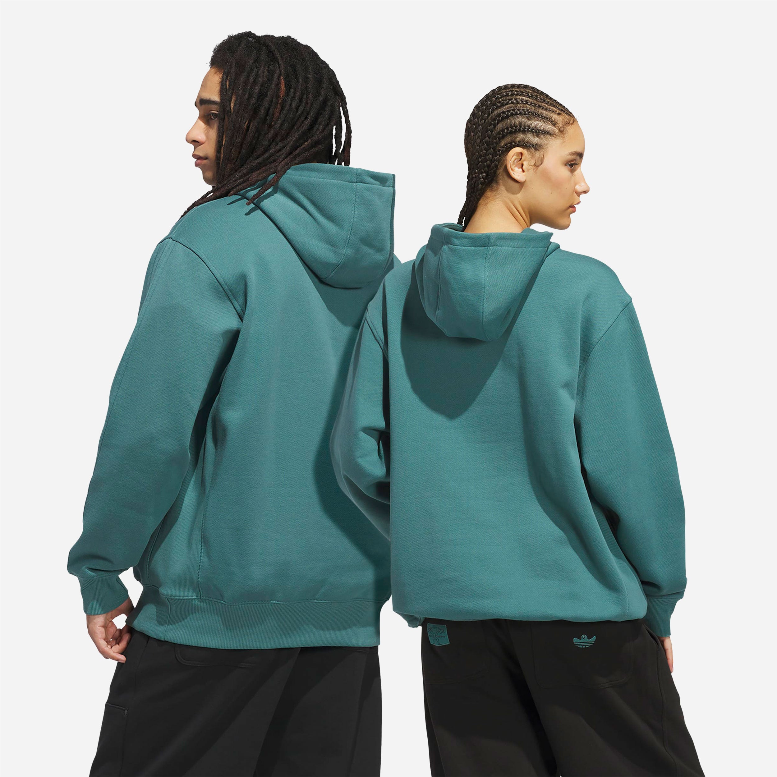 Adidas Skateboarding - Shmoofoil Heavyweight Hoodie - Preloved Teal
