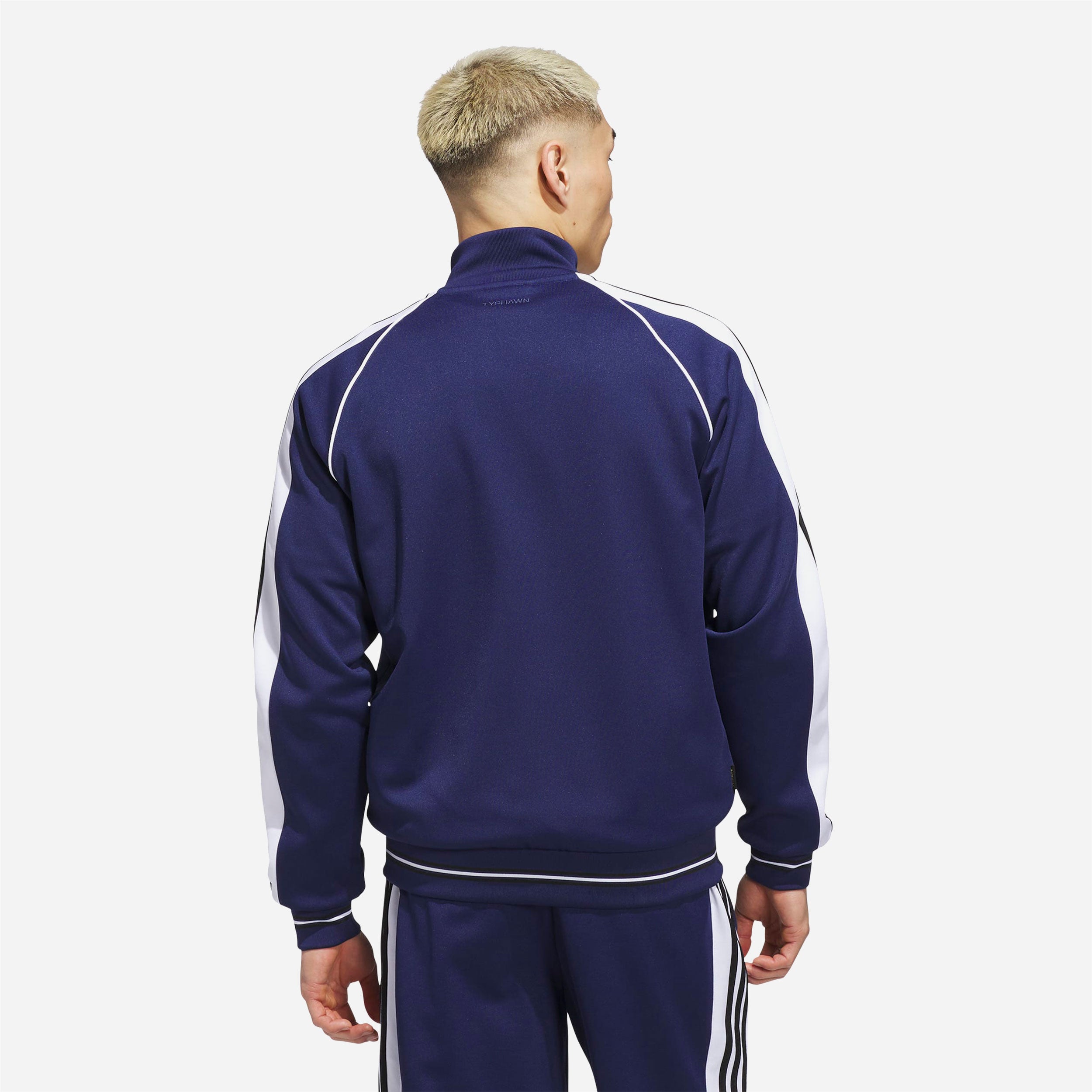 Adidas Skateboarding - Tyshawn Track Jacket - Dark Blue / White / Black
