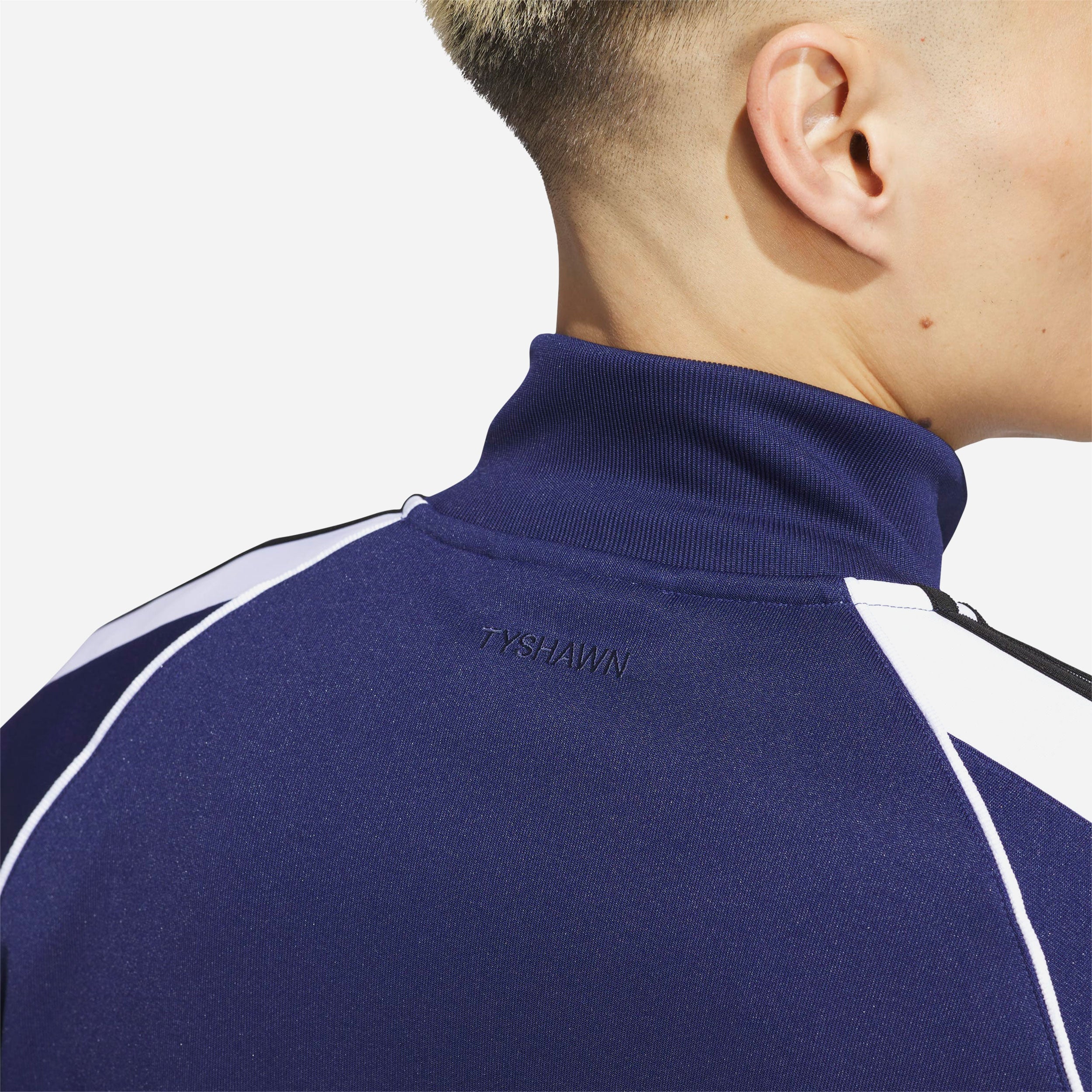 Adidas Skateboarding - Tyshawn Track Jacket - Dark Blue / White / Black