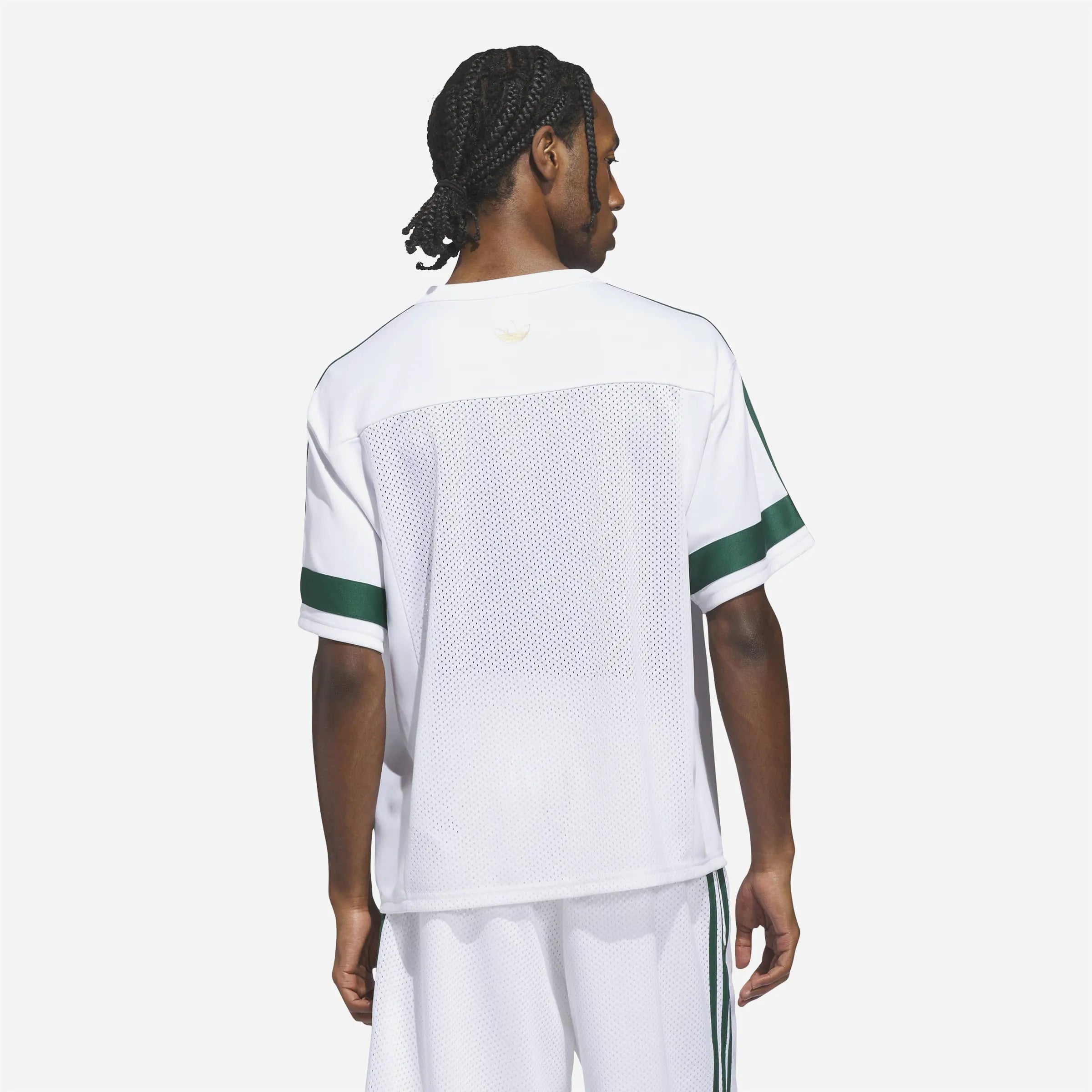 Maillot de Football Américain Adidas Skateboarding Tyshawn - White / Collegiate Green
