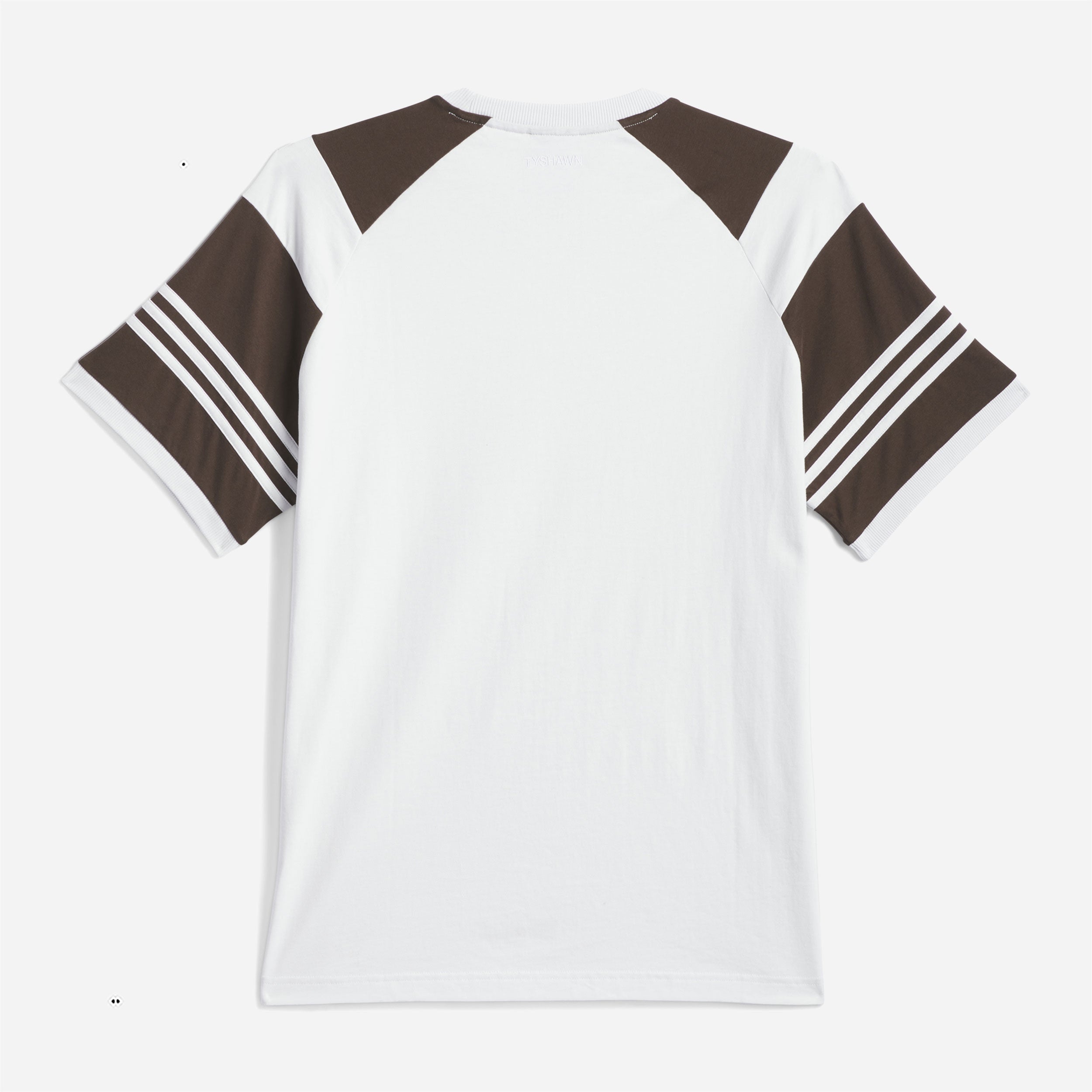 Adidas Skateboarding - Tyshawn Tee - Crystal White / Dark Brown