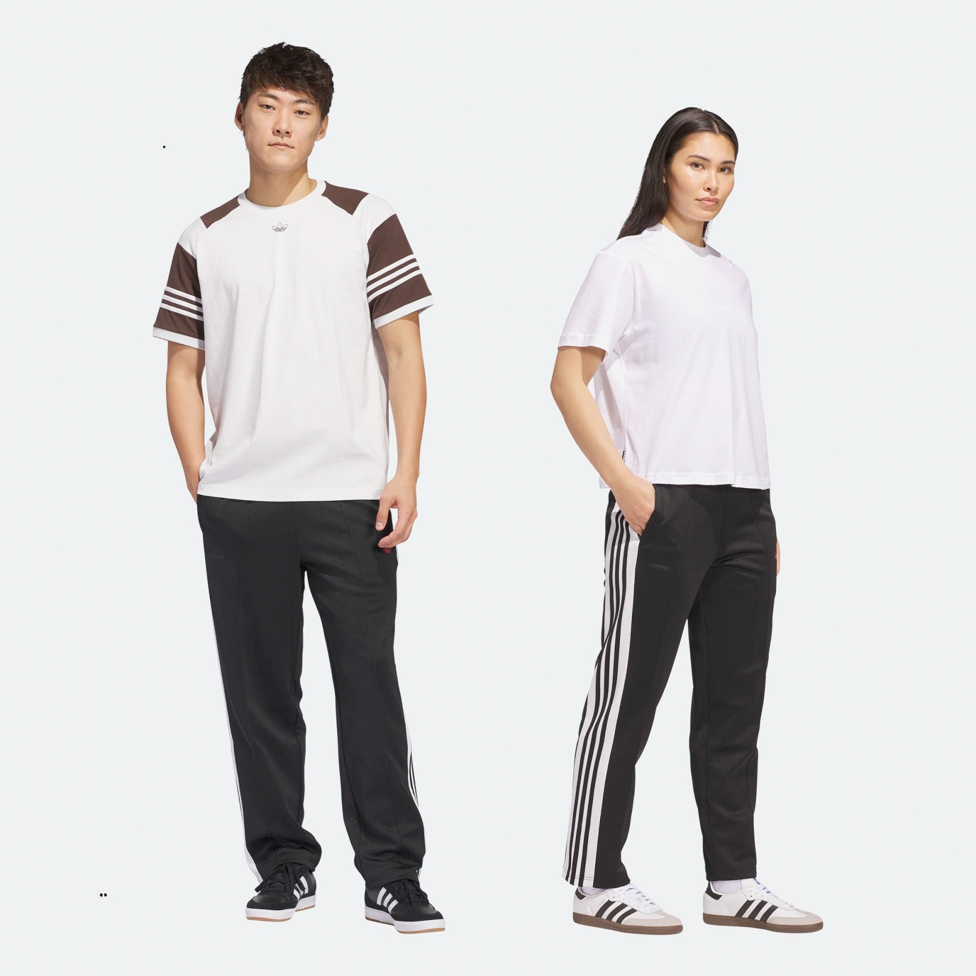 Adidas Skateboarding - Tyshawn Track Pant - Black / Crystal White