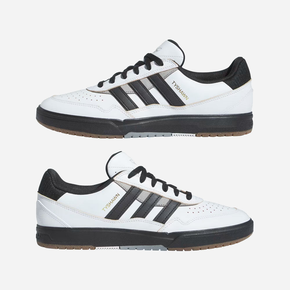 Adidas Skateboarding - Tyshawn II - Crystal White Core Black Charcoal Solid Gray
