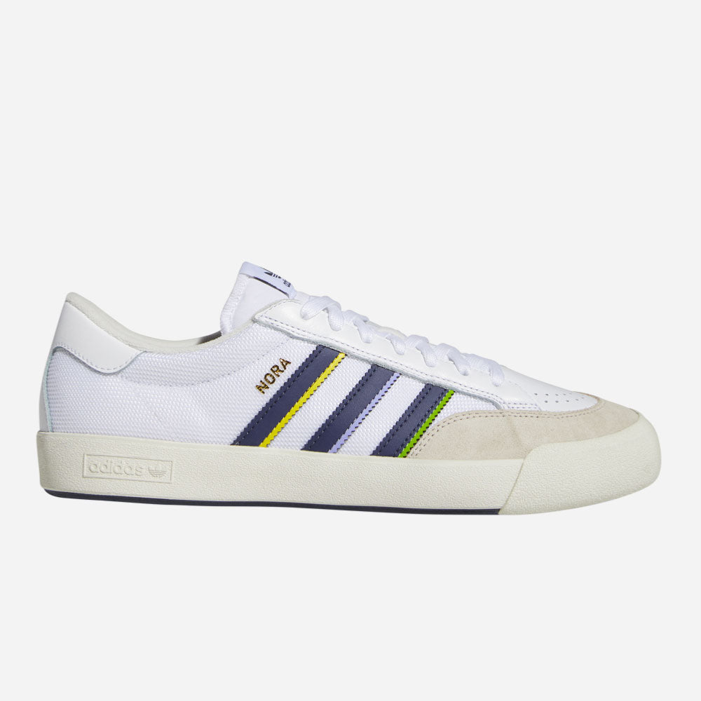 Adidas Skateboarding - Nora - Cloud White Shadow Navy Gold Metallic