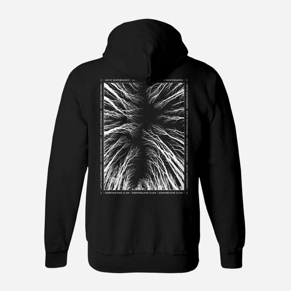 Antiz Skateboards - Vvoods Hoody - Black