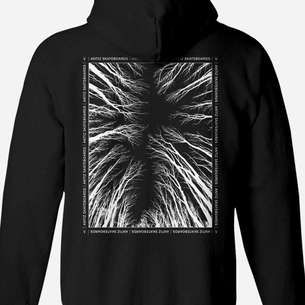 Antiz Skateboards - Vvoods Hoody - Black