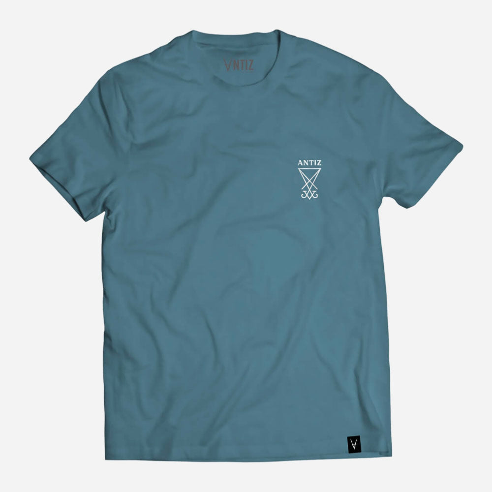 Antiz Skateboards - Sigil Tee - Stone Blue