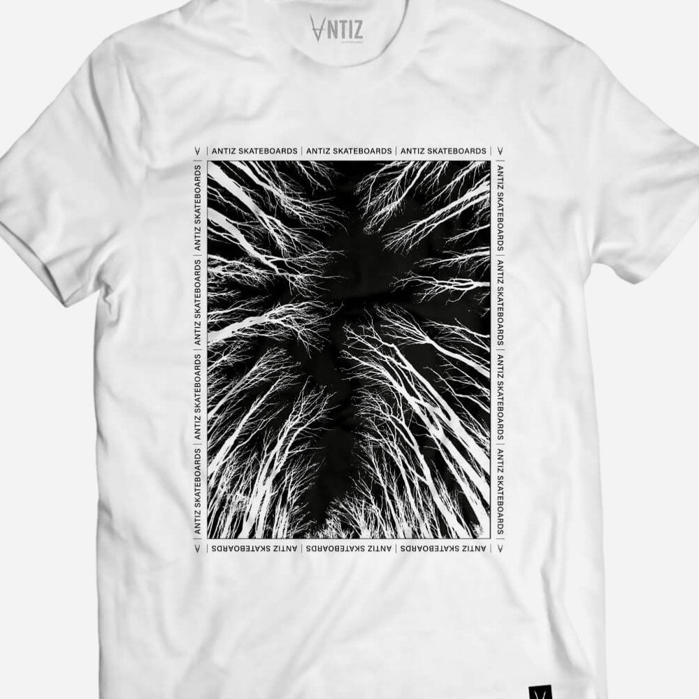 Antiz Skateboards - Vvoods Tee - White
