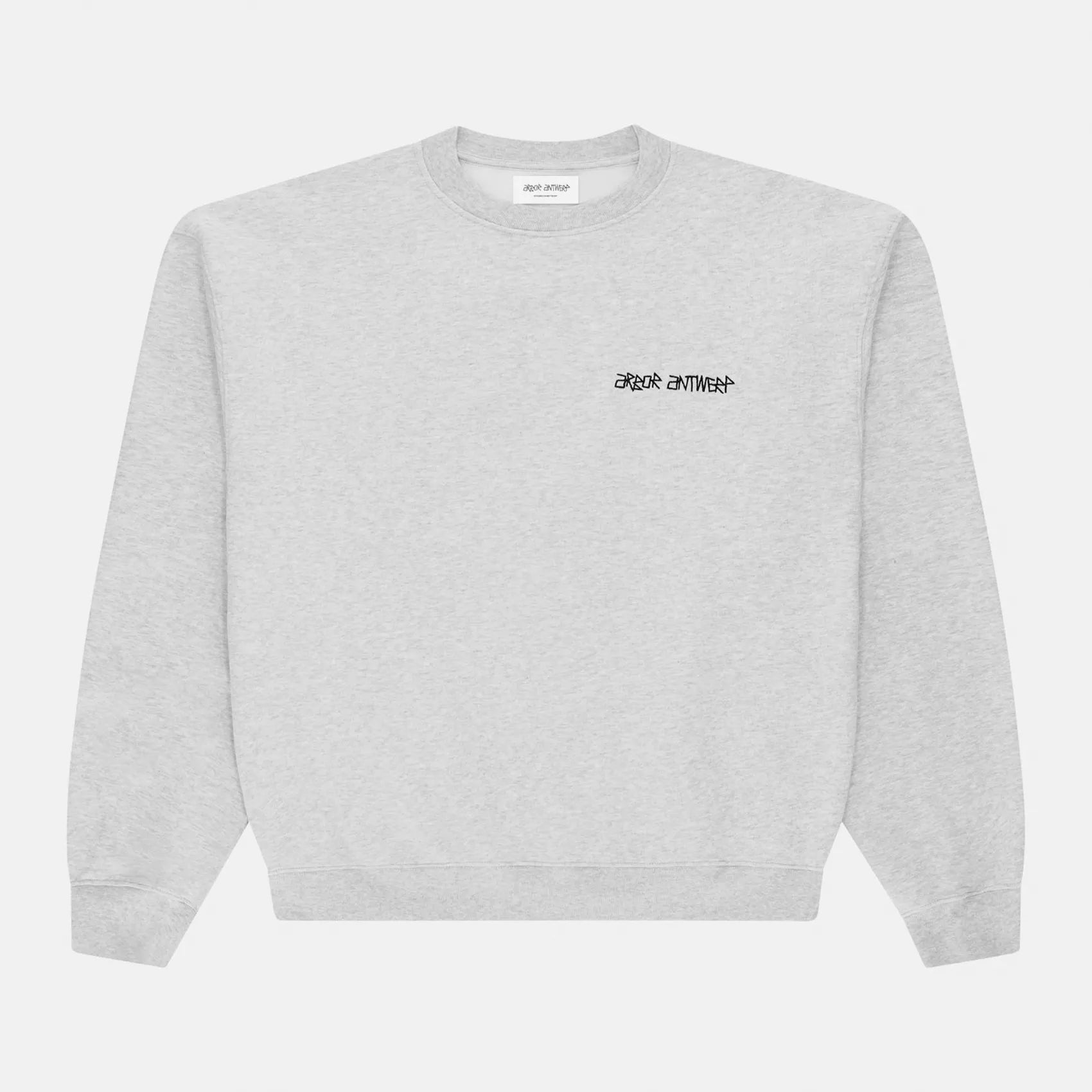 Arbor Antwerp Big Catus Crewneck Grey- Heavyweight (450 GSM)