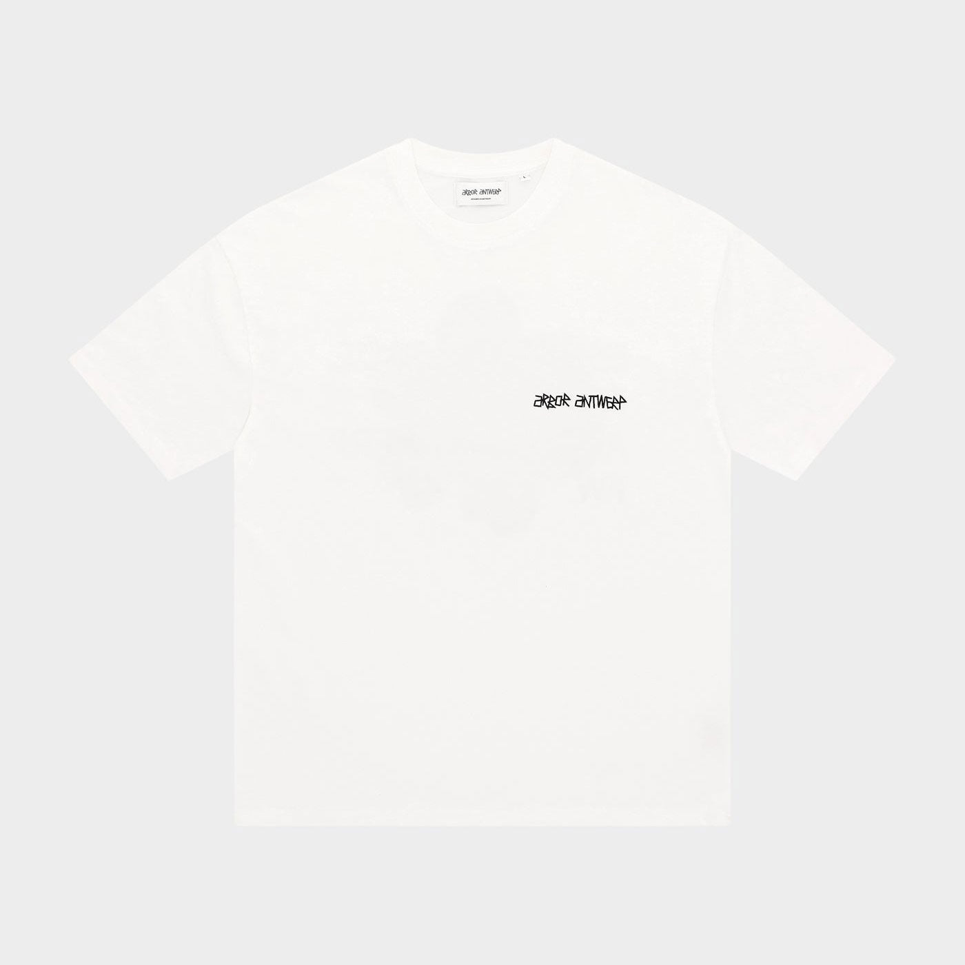 Arbor Antwerp - Black Blossoms T-Shirt - White