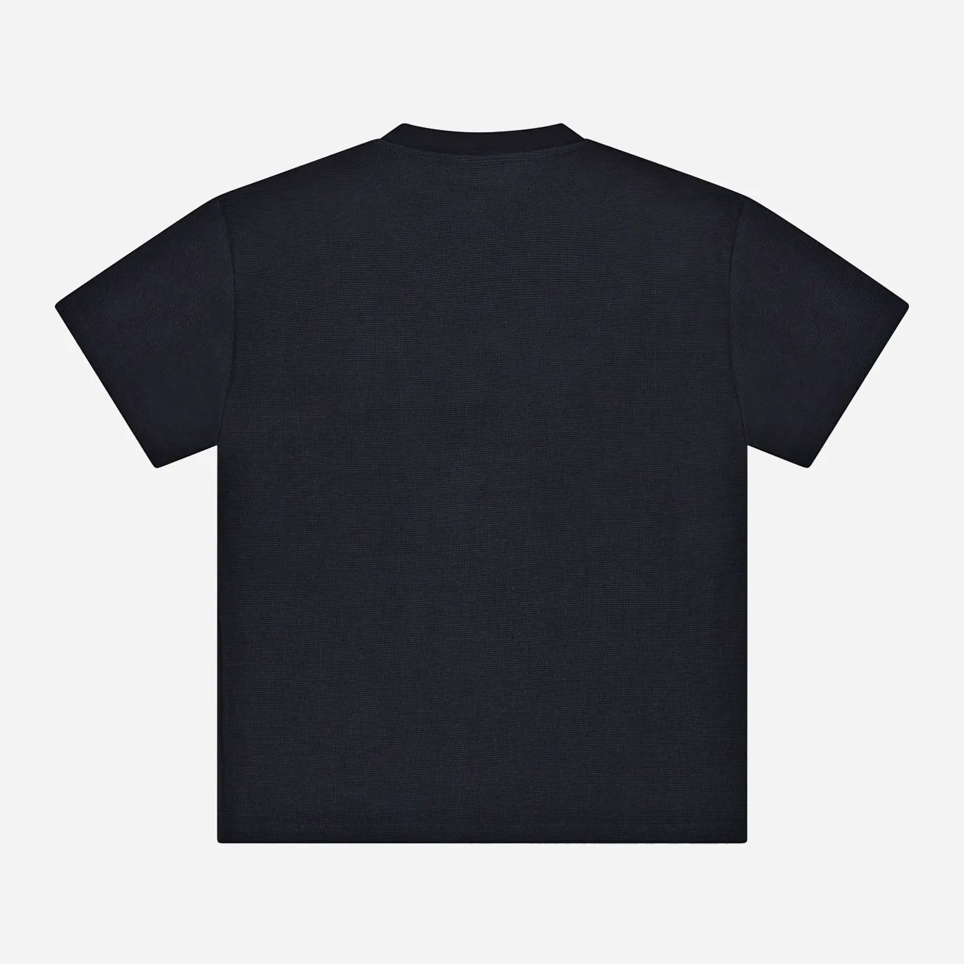 Arbor Antwerp Short Sleeve Waffle T-shirt Black - Ultra-Heavy (330 GSM)
