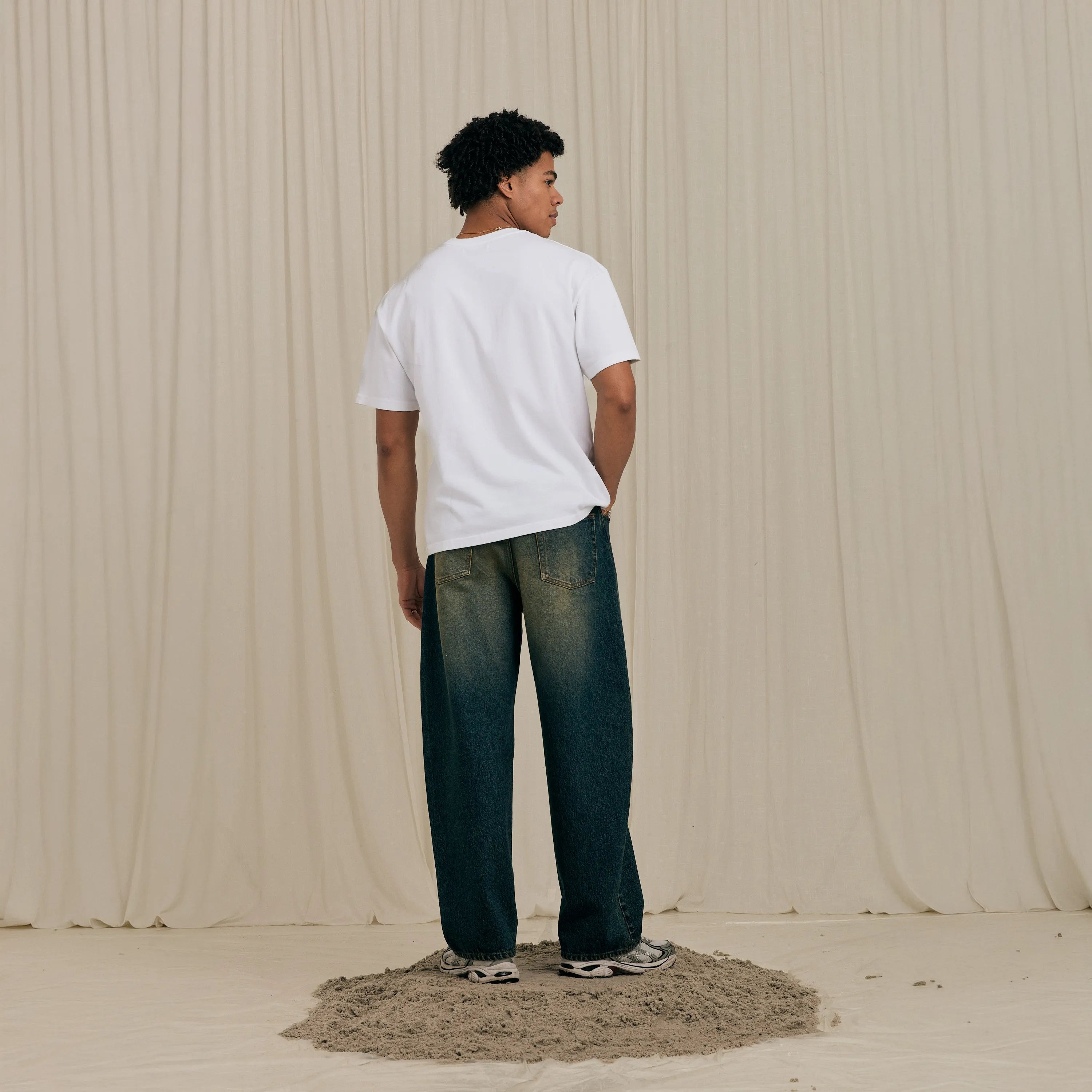 Arbor Antwerp Violet Blue Tshirt White - Heavyweight (300 GSM)