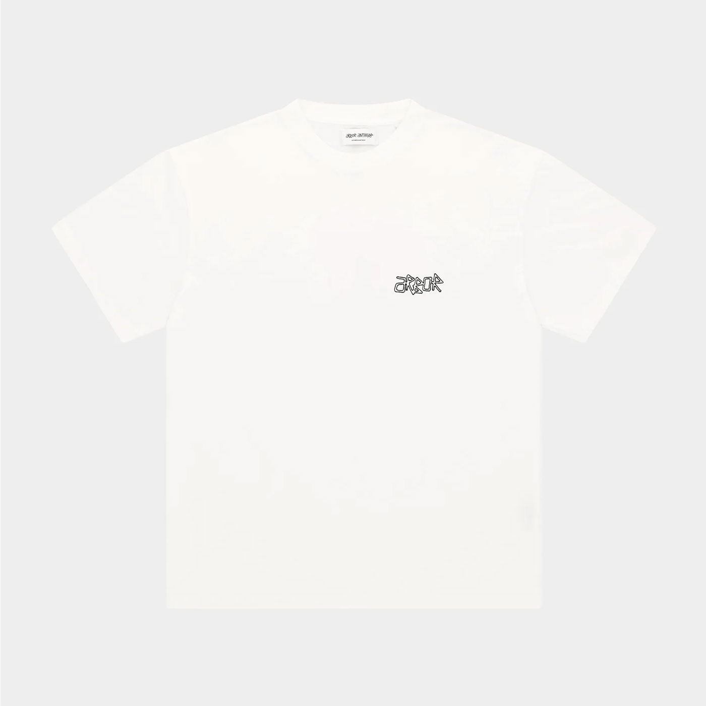 Arbor Antwerp - Orange Poppy T-Shirt - White