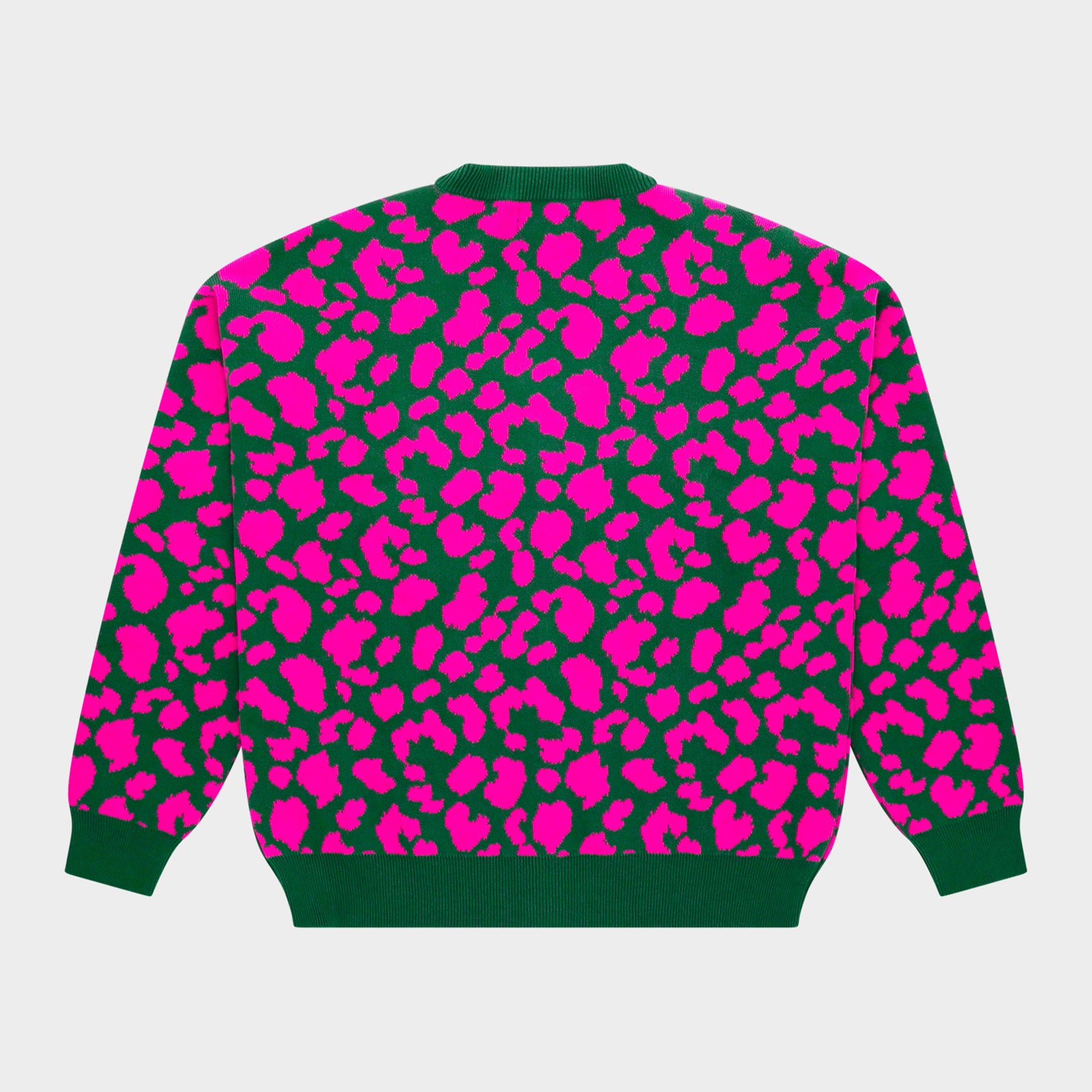 Arbor Antwerp - Pink Leopard Cardigan - Pink Green