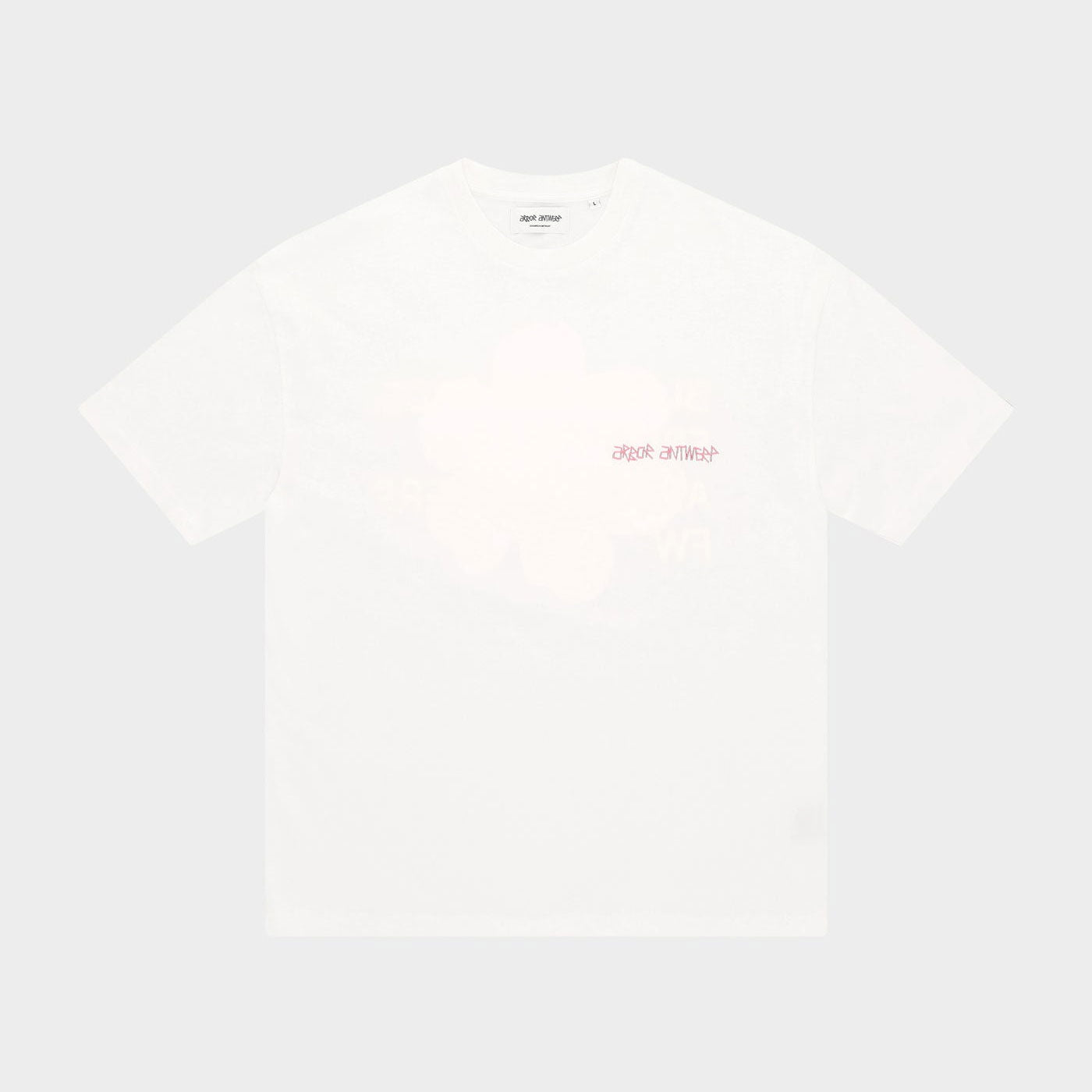 Arbor Antwerp - Pink/Orange Blossoms T-Shirt - White
