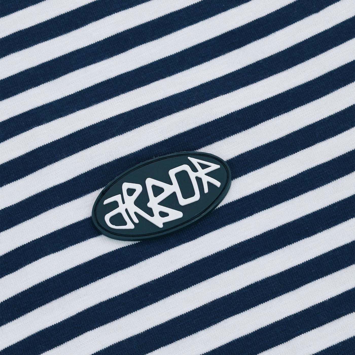Arbor Antwerp - Striped Longsleeve T-shirt - White