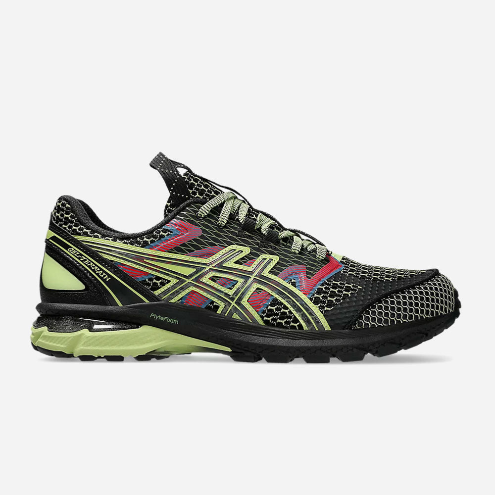 ASICS - US4-S GEL-TERRAIN - Black Neon Lime