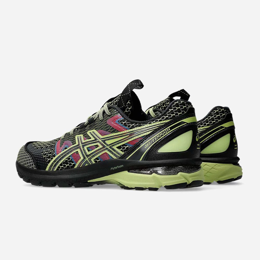 ASICS - US4-S GEL-TERRAIN - Black Neon Lime