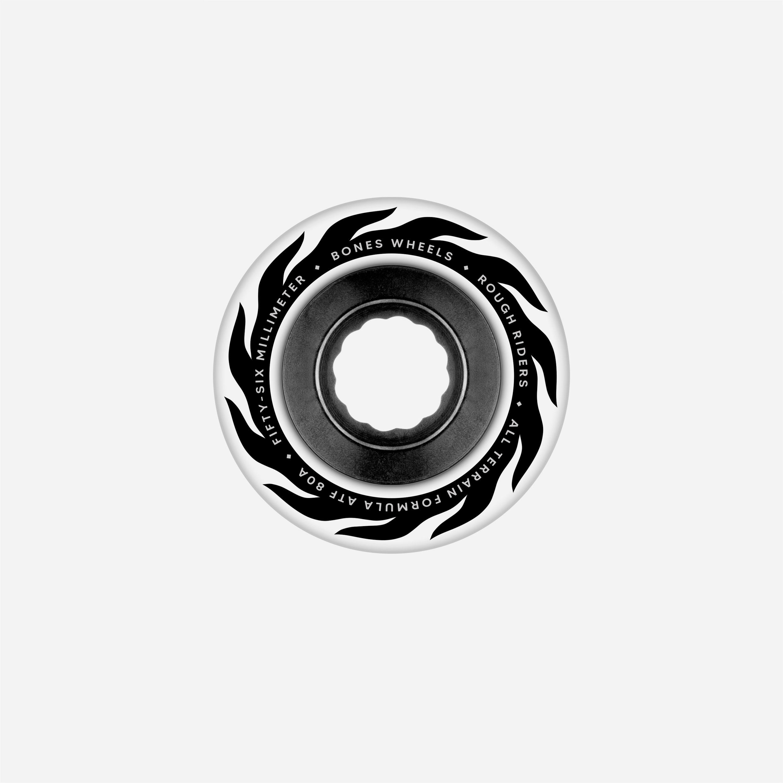 Bones - ATF Rough Rider Wheels - Eternal Flame White