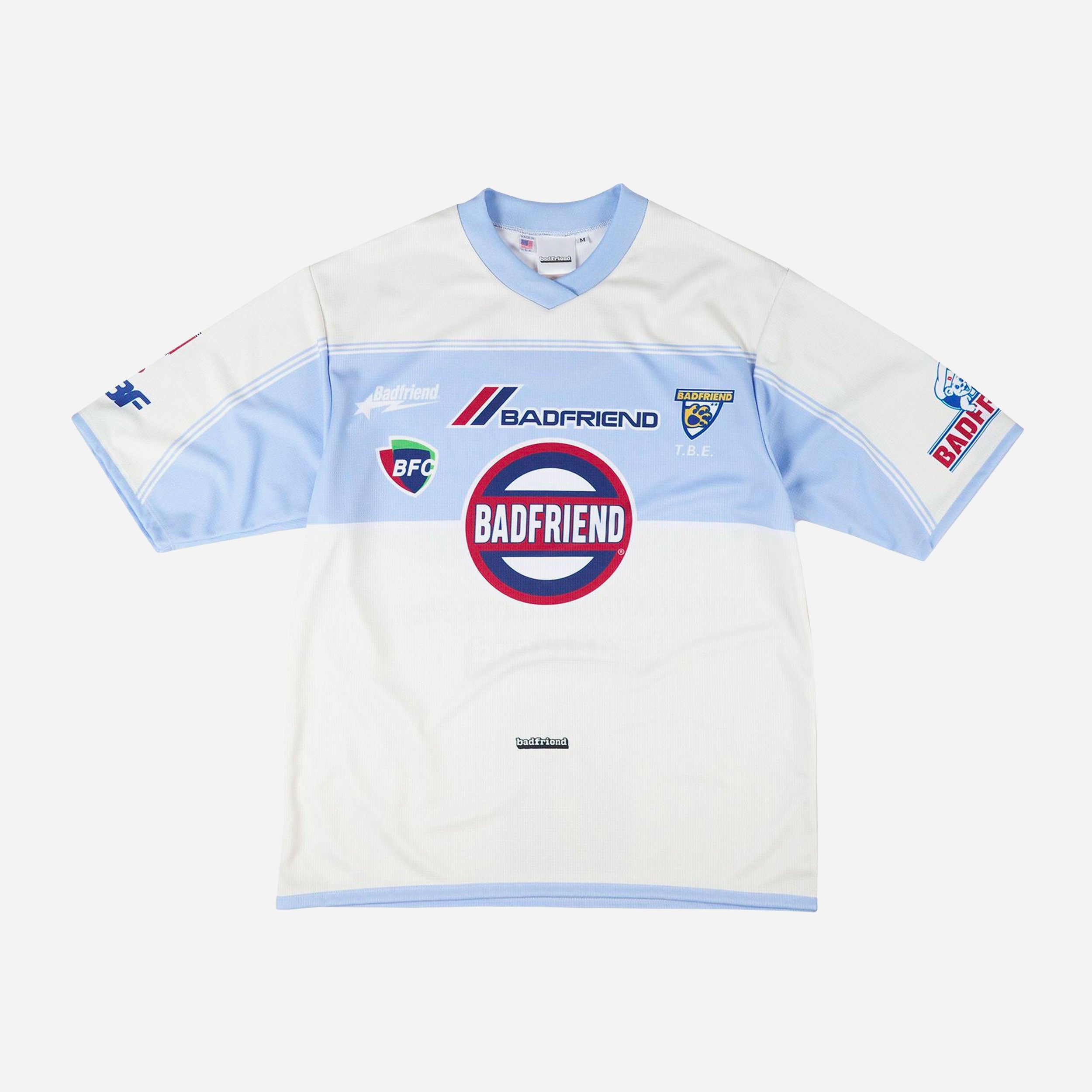 BADFRIEND - SOCCER JERSEY - Bone Blue