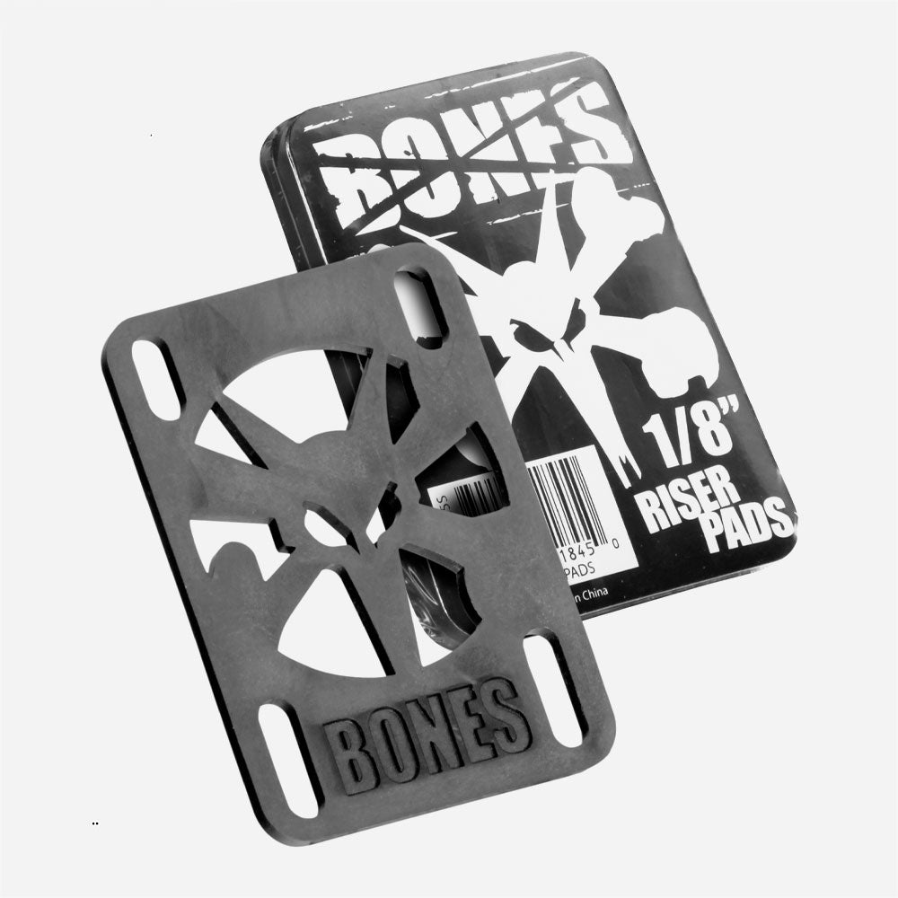Bones - 1/8 Inch Riser Pads 2 pack - Black
