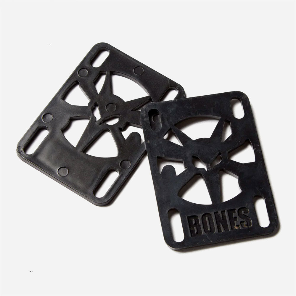 Bones - 1/8 Inch Riser Pads 2 pack - Black
