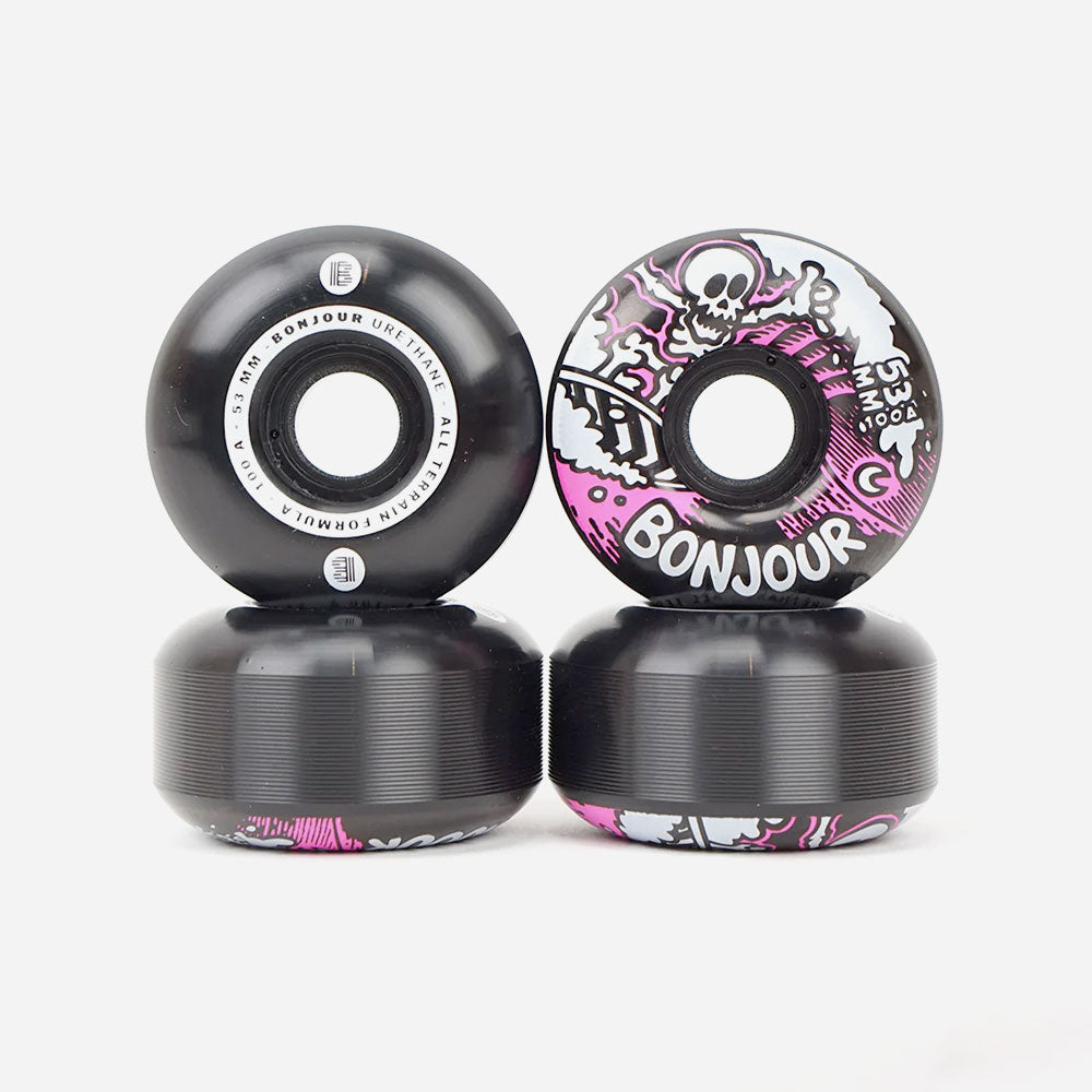 Bonjour Skateboards - Surfing Skeleton Wheels