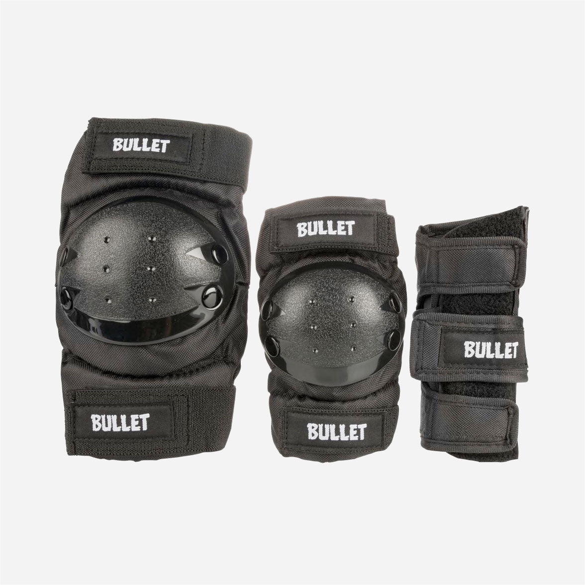 Bullet - Junior Protective Kit for Skateboarding - Black