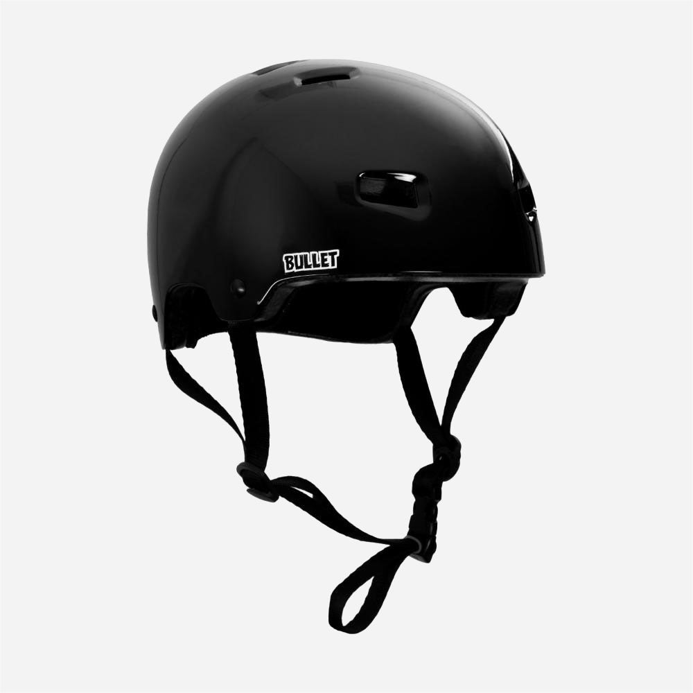 Bullet x Santa Cruz - Casque de Skateboard Junior Screaming Hand - Noir Gloss