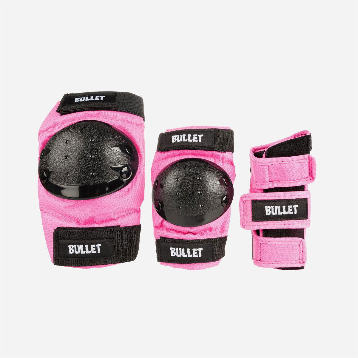 Bullet - Kit de Protection Junior pour Skateboard - Rose