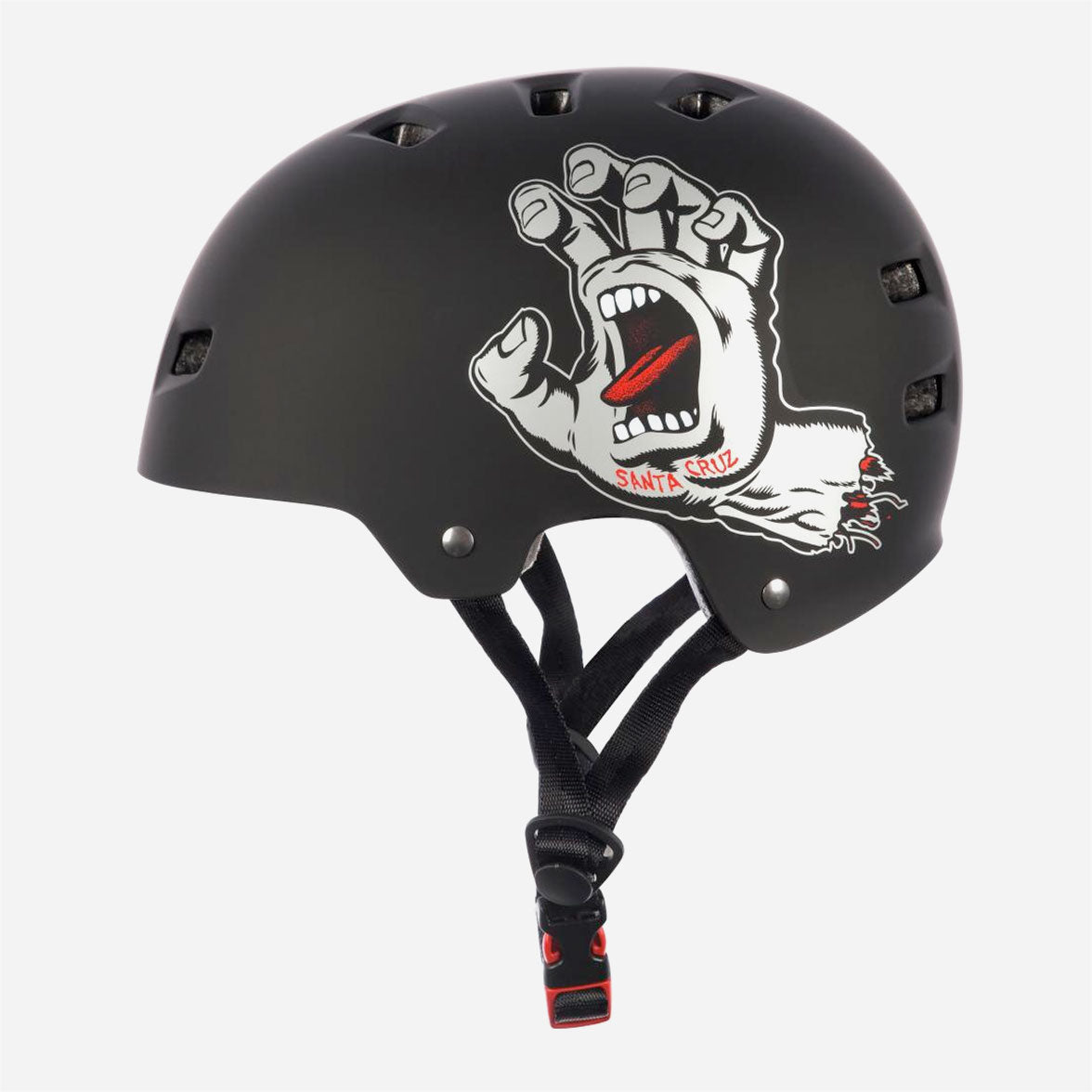 Bullet X Santa Cruz - Screaming Hand Skateboard Helmet - Matte black