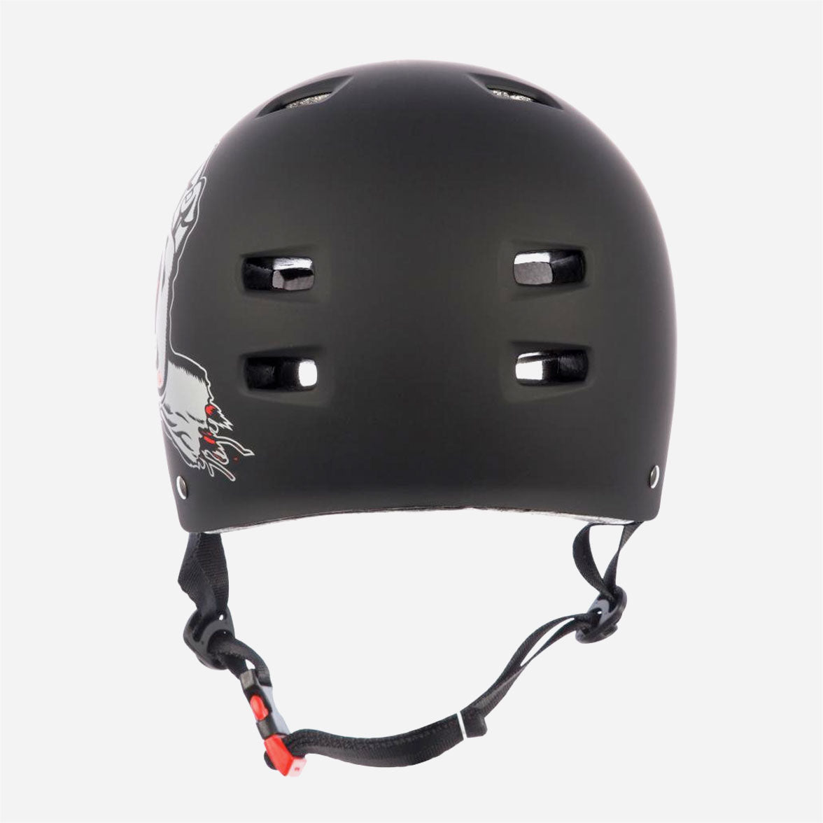 Bullet X Santa Cruz - Screaming Hand Skateboard Helmet - Matte black