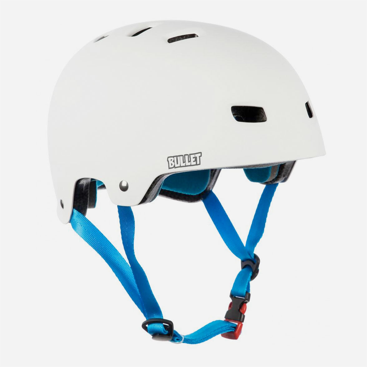 Bullet x Santa Cruz - Casque de Skateboard Screaming Hand - Blanc Mat