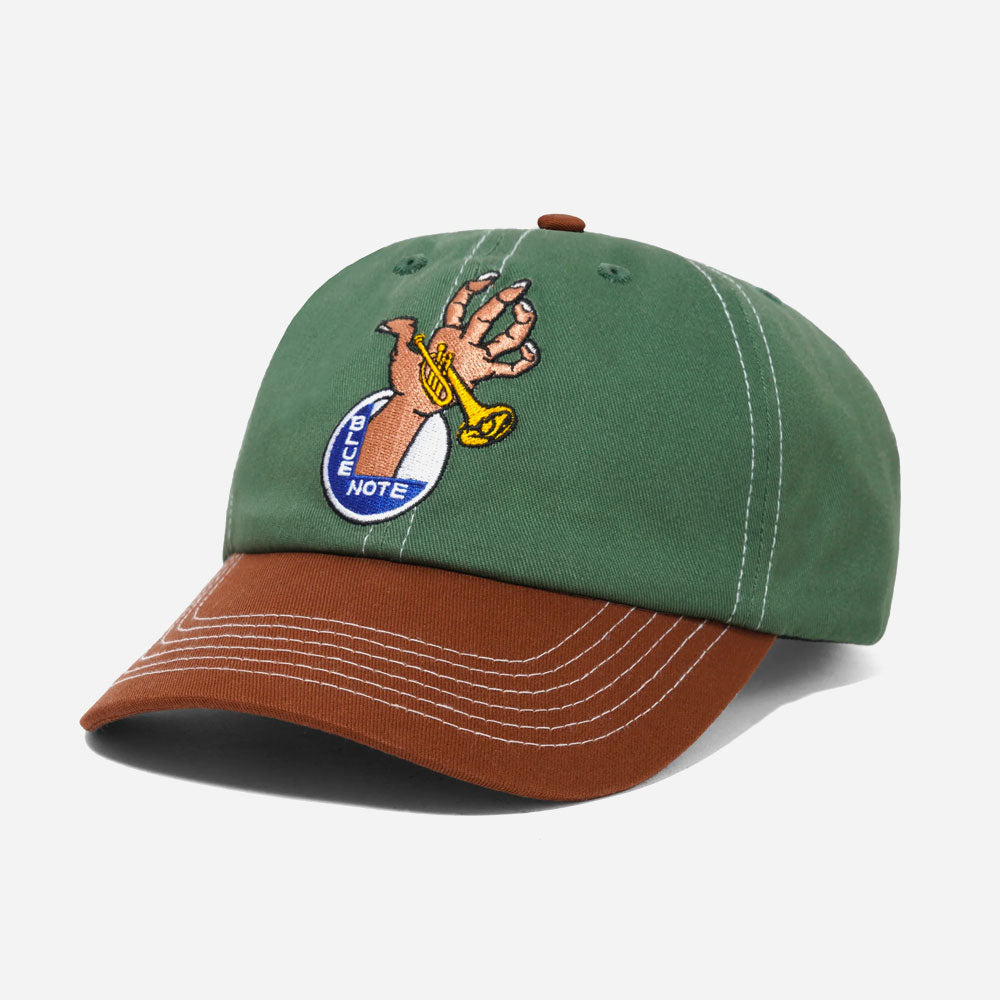 Butter Goods x Blue Note - 6 Panel - Sage Brown