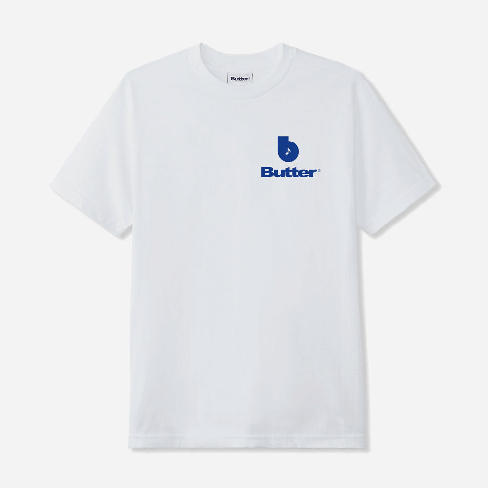 Butter Goods x Blue Note - Finest Logo Tee - White