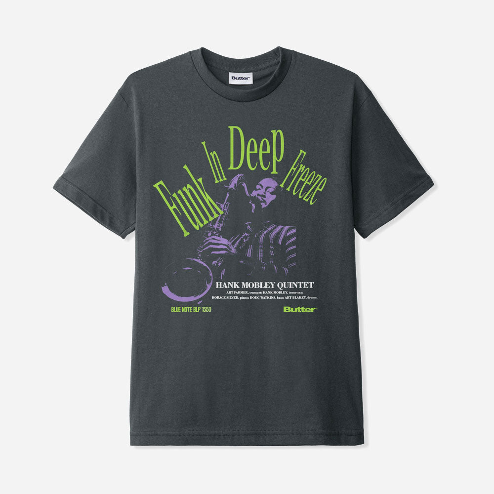 Butter Goods x Blue Note - Funk Tee - Charcoal