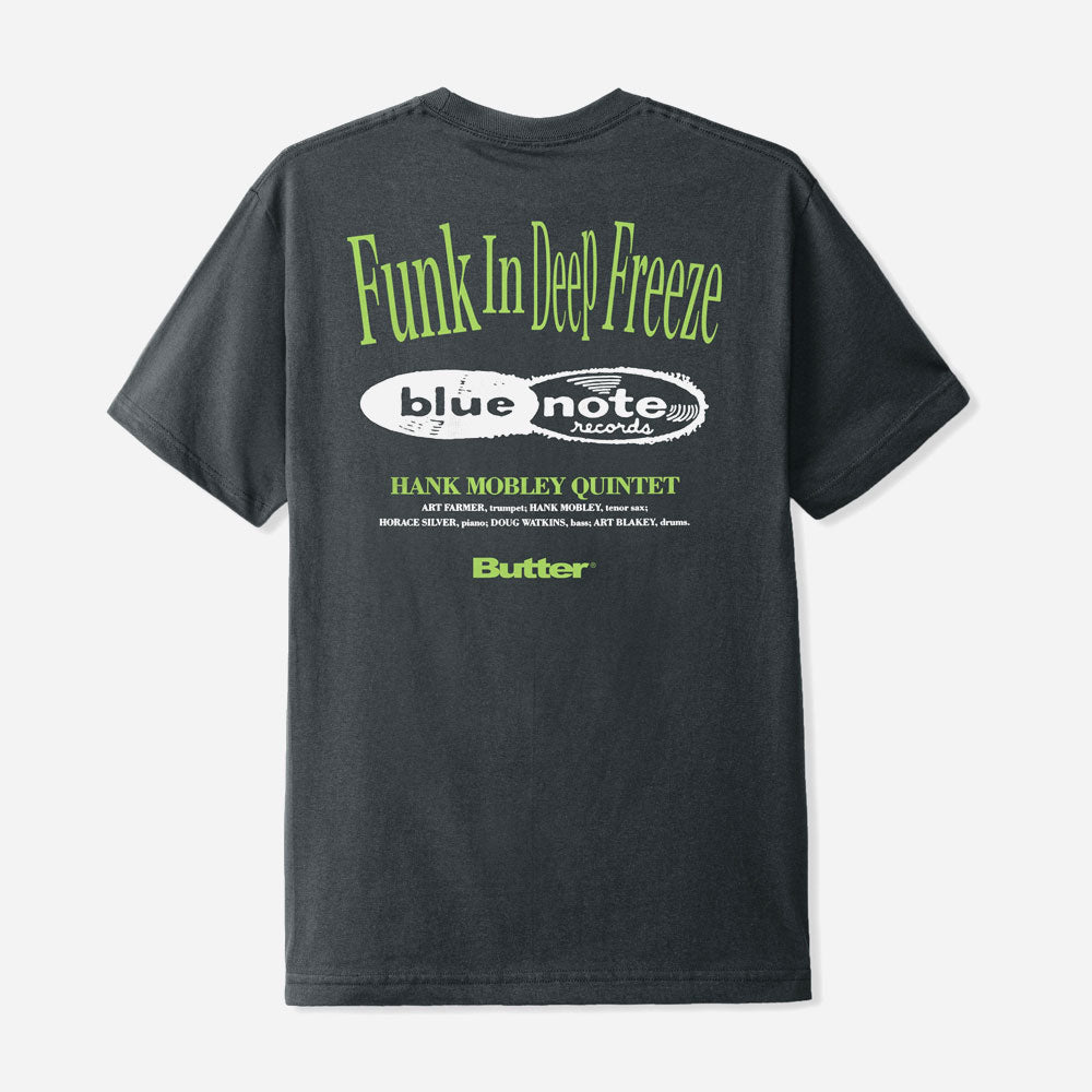 Butter Goods x Blue Note - Funk Tee - Charcoal