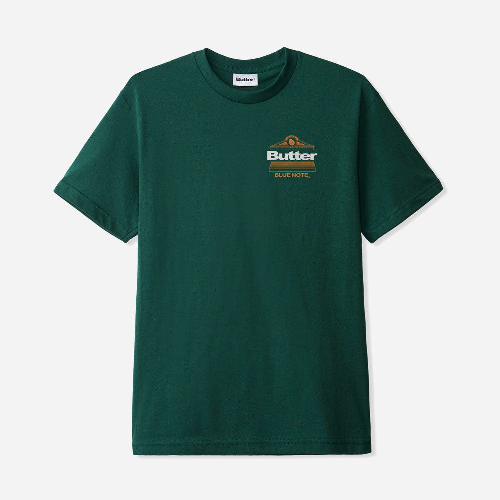 Butter Goods x Blue Note - Jazz Messengers Tee - Dark Forest