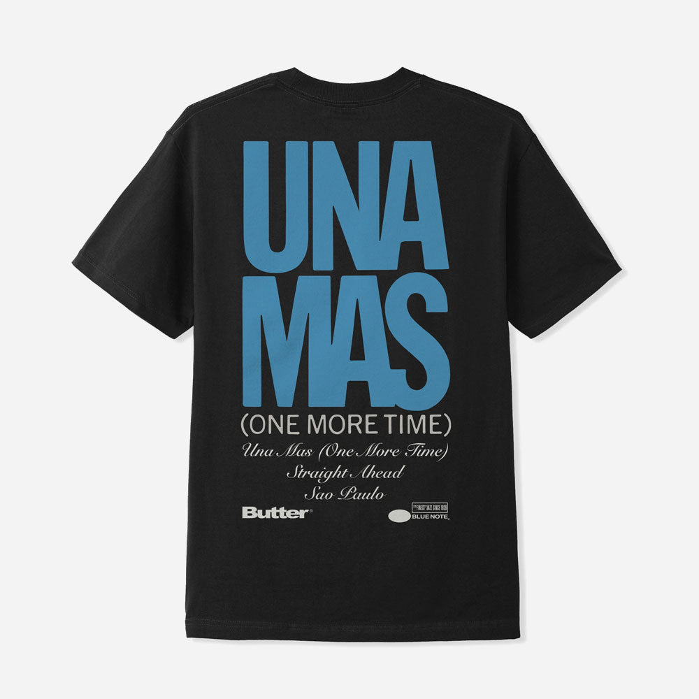 Butter Goods x Blue Note - UNA MAS TEE - Black