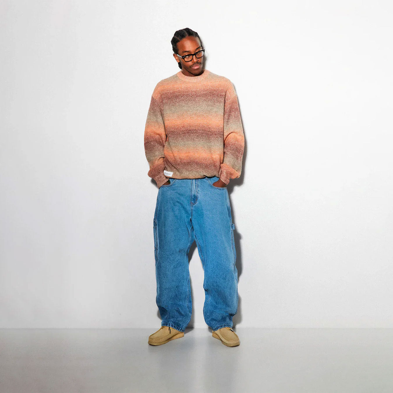 Butter Goods - Beams Knit Sweater - Ochre